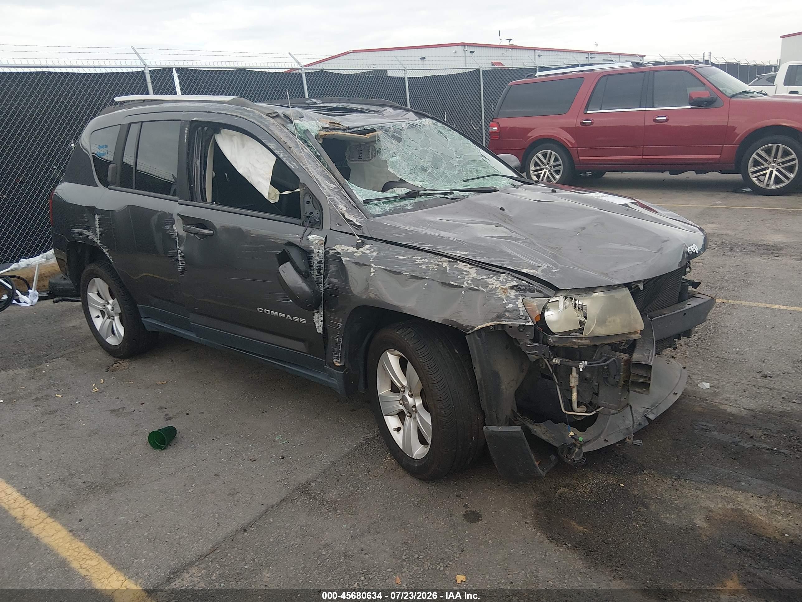 2015 Jeep Compass High Altitude Edition Gray vin: 1C4NJCEA5FD362199