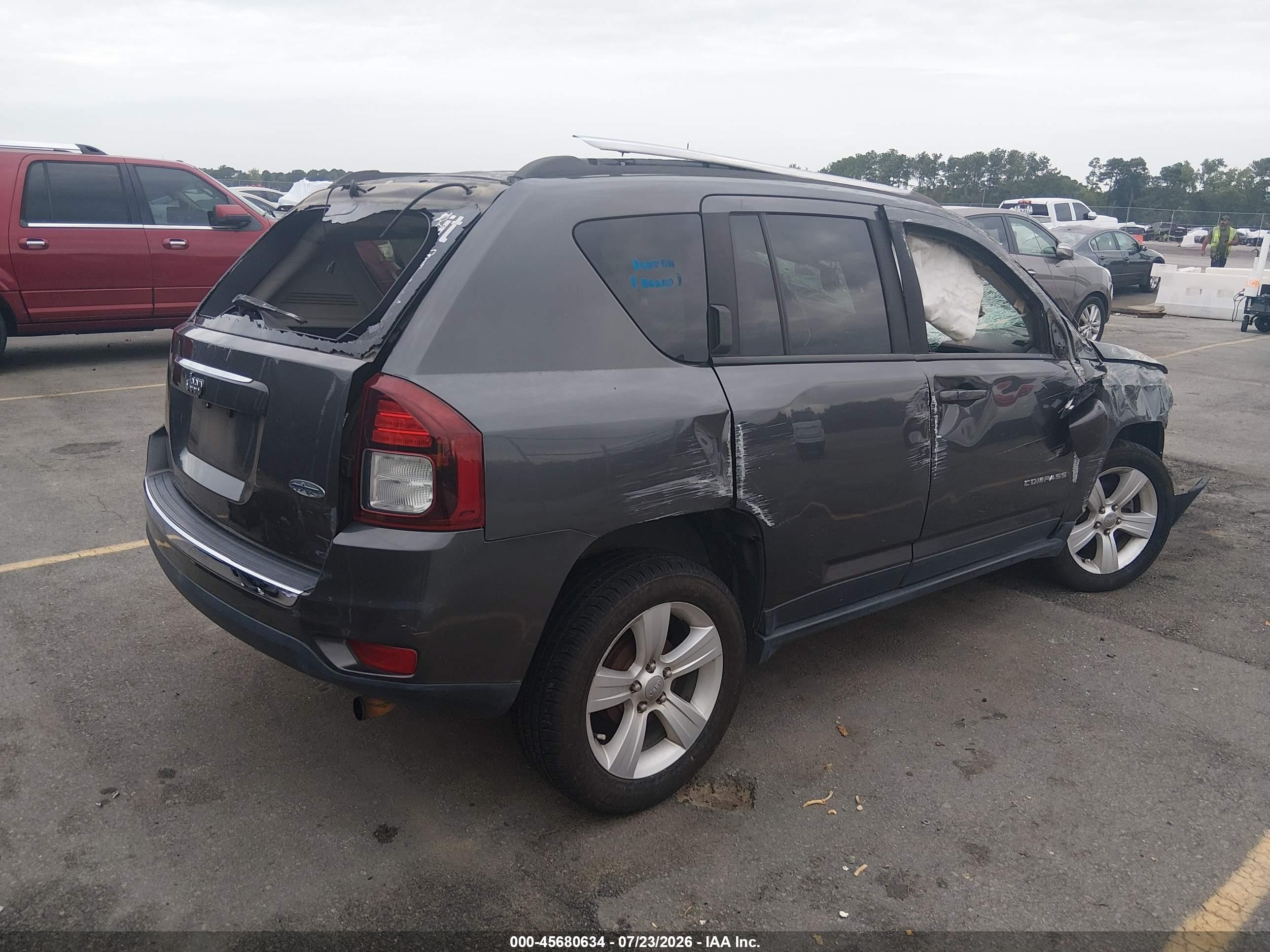2015 Jeep Compass High Altitude Edition Gray vin: 1C4NJCEA5FD362199