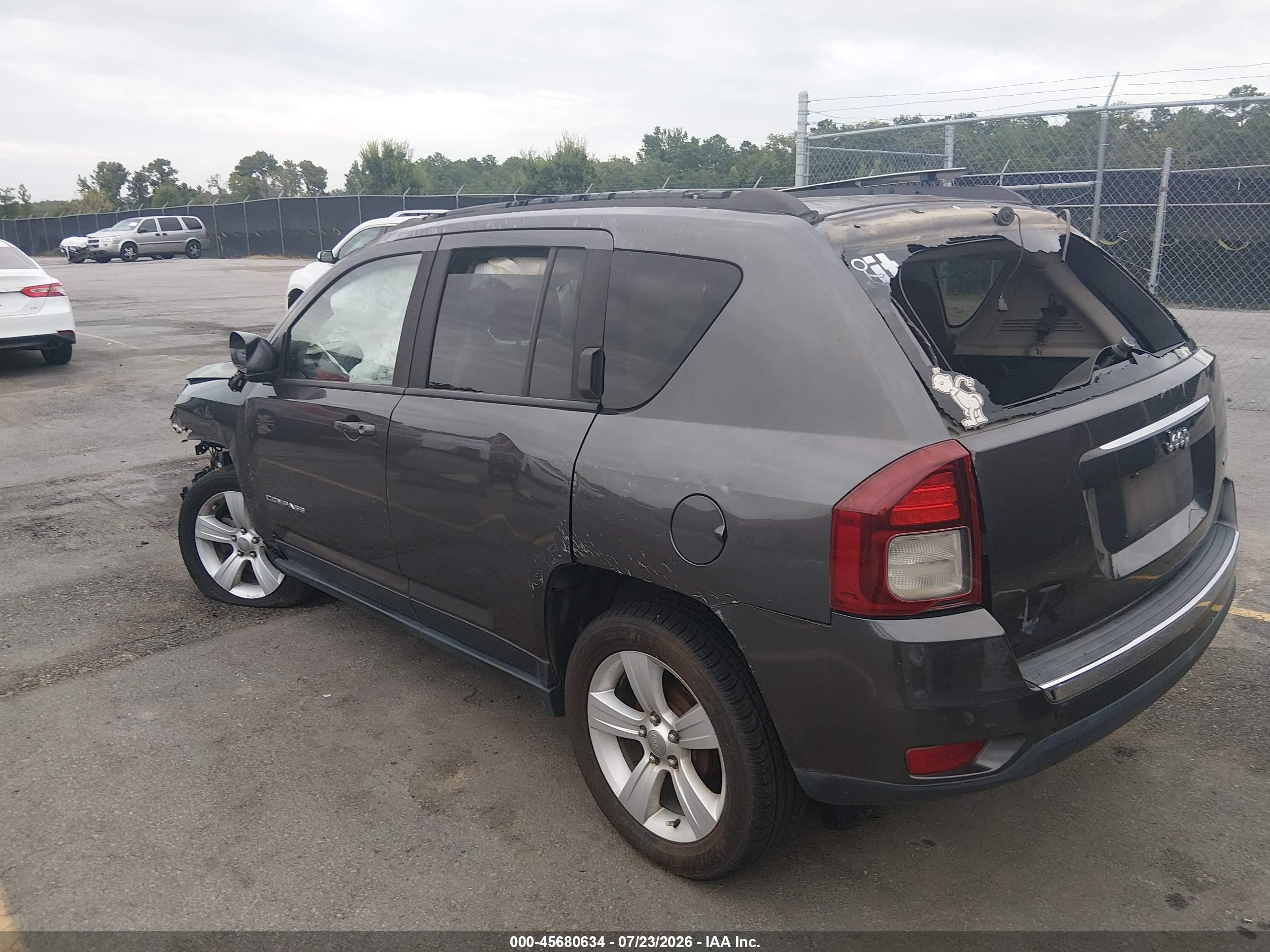 2015 Jeep Compass High Altitude Edition Gray vin: 1C4NJCEA5FD362199