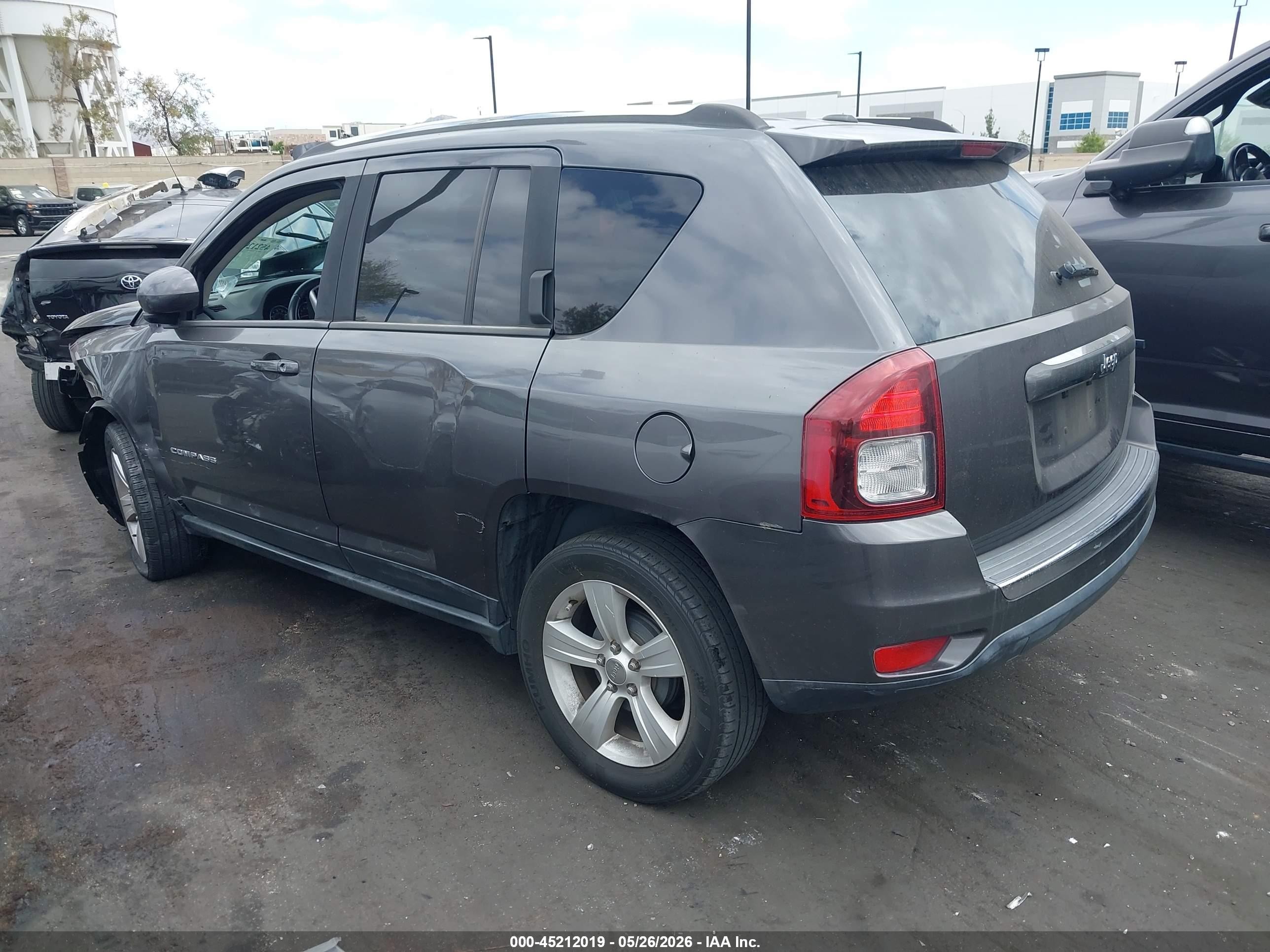 2015 Jeep Compass High Altitude Edition Серый vin: 1C4NJCEA5FD402409