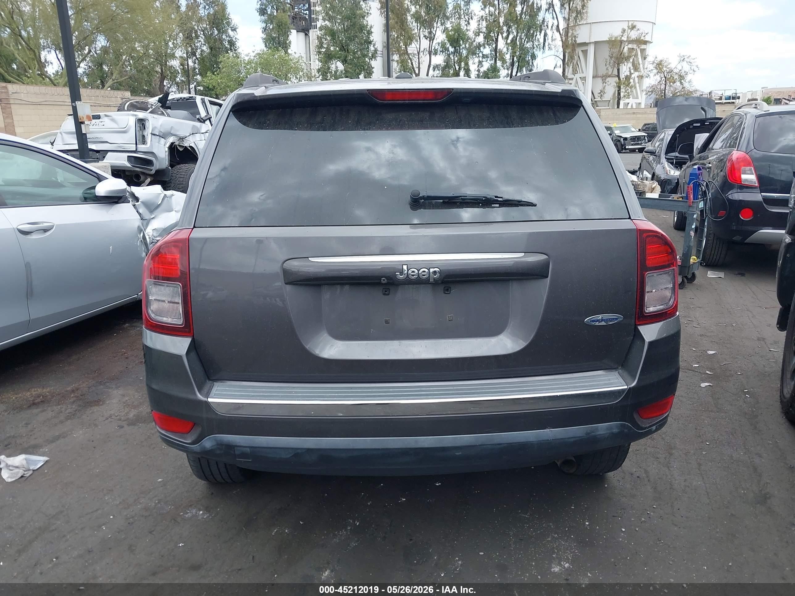 2015 Jeep Compass High Altitude Edition Серый vin: 1C4NJCEA5FD402409
