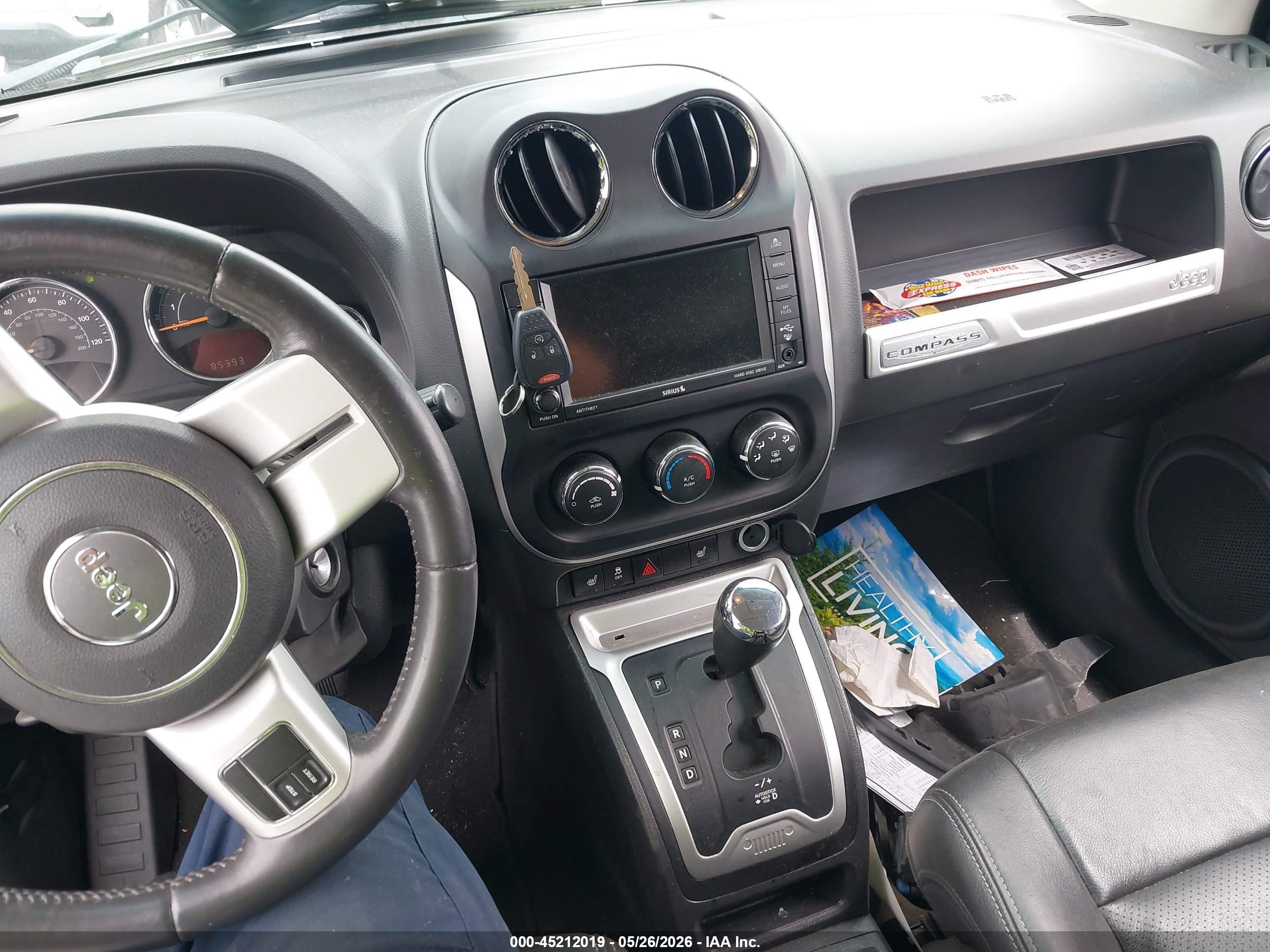 2015 Jeep Compass High Altitude Edition Серый vin: 1C4NJCEA5FD402409