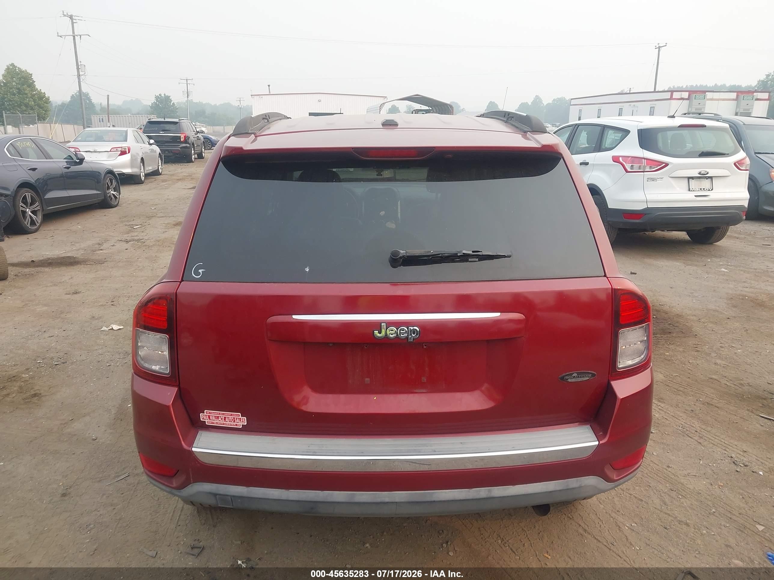 2014 Jeep Compass High Altitude Beige vin: 1C4NJCEA6ED679343