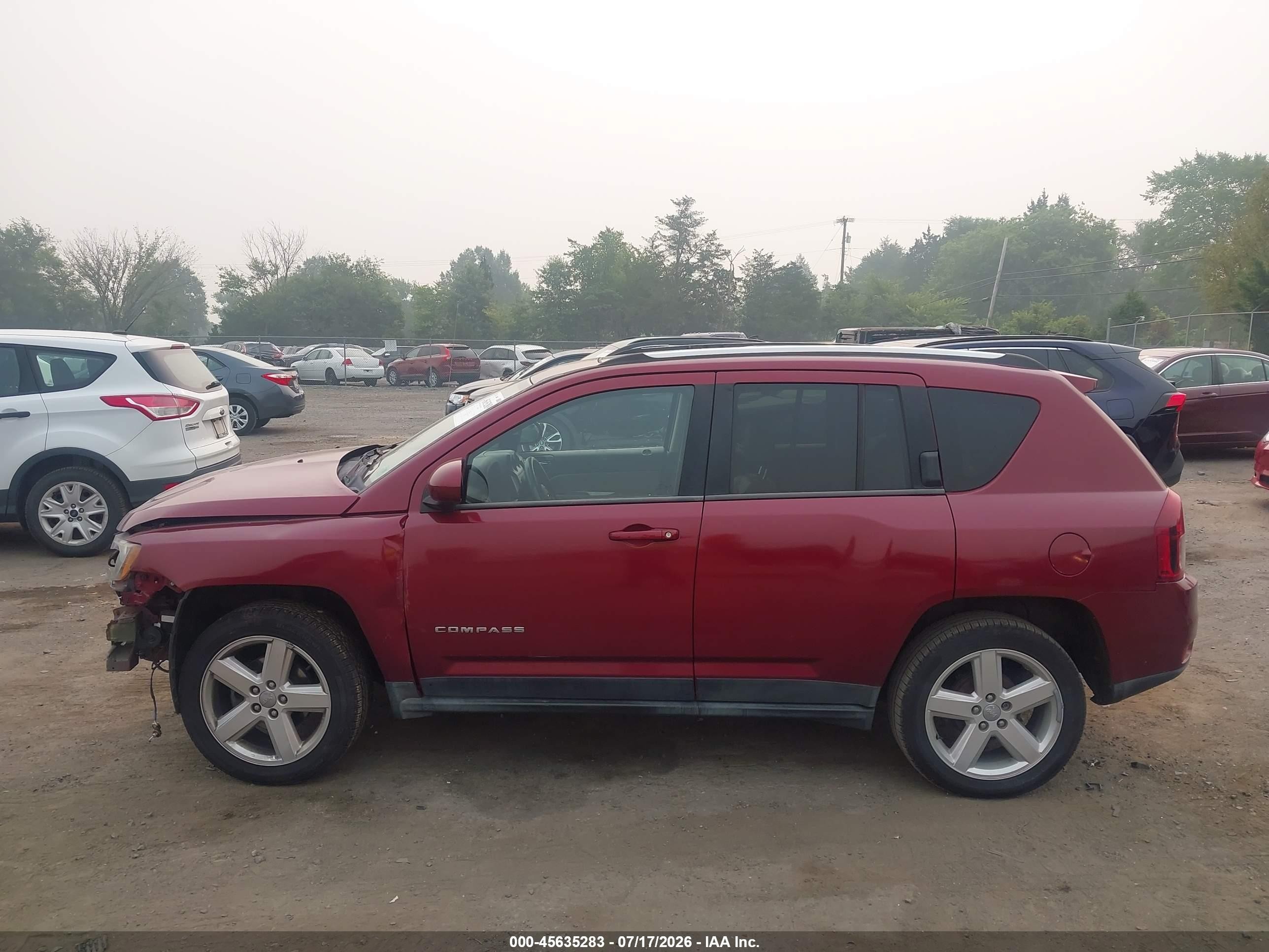 2014 Jeep Compass High Altitude Beige vin: 1C4NJCEA6ED679343