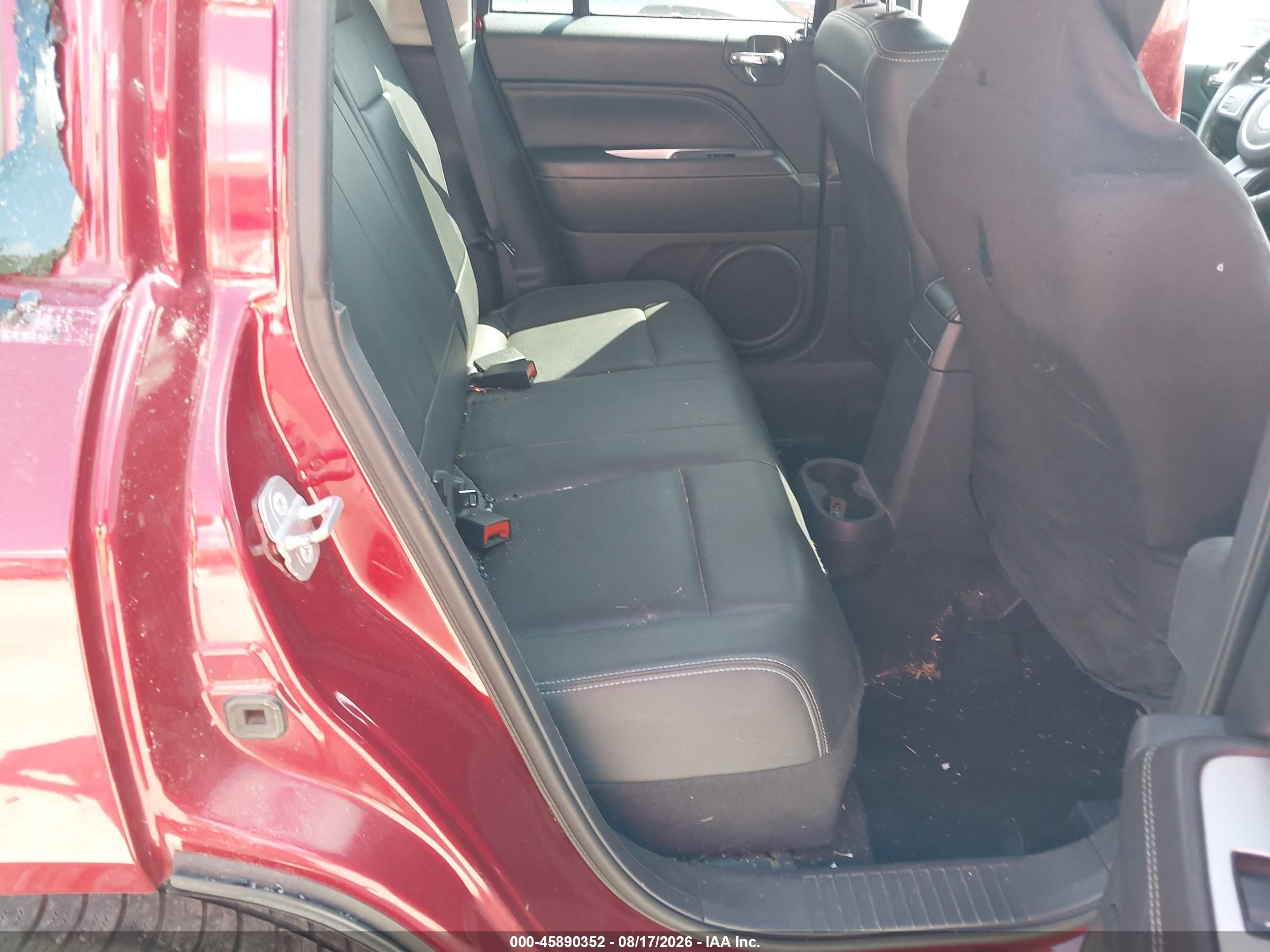 2014 Jeep Compass High Altitude Red vin: 1C4NJCEA6ED681822
