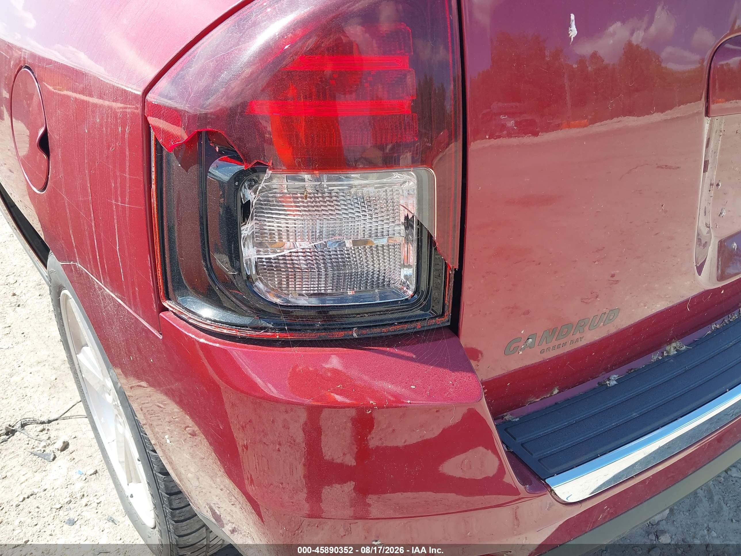 2014 Jeep Compass High Altitude Red vin: 1C4NJCEA6ED681822