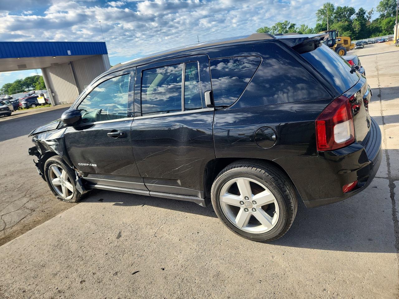 2014 Jeep Compass Latitude Black vin: 1C4NJCEA6ED757636