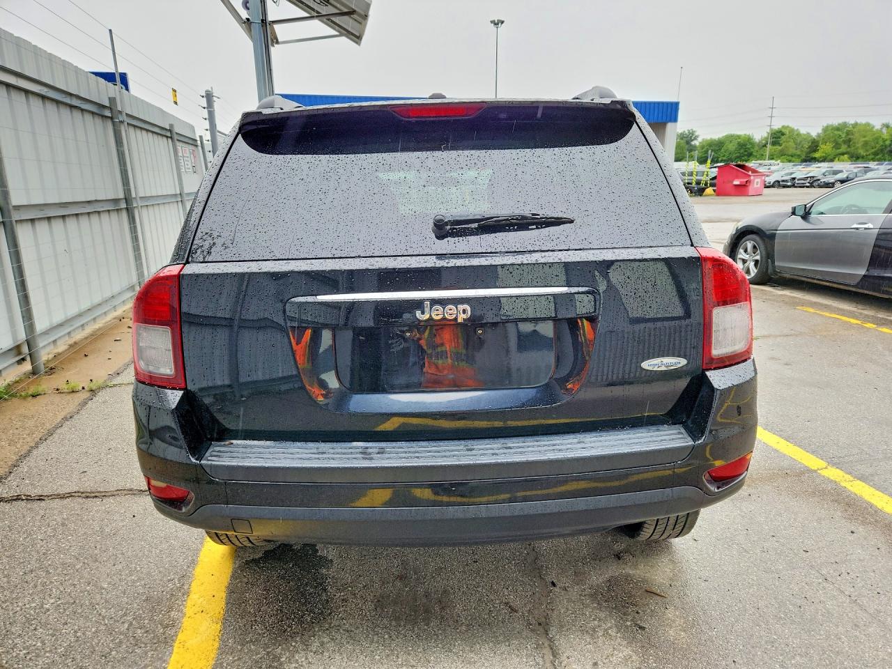 2014 Jeep Compass Latitude Black vin: 1C4NJCEA6ED757636