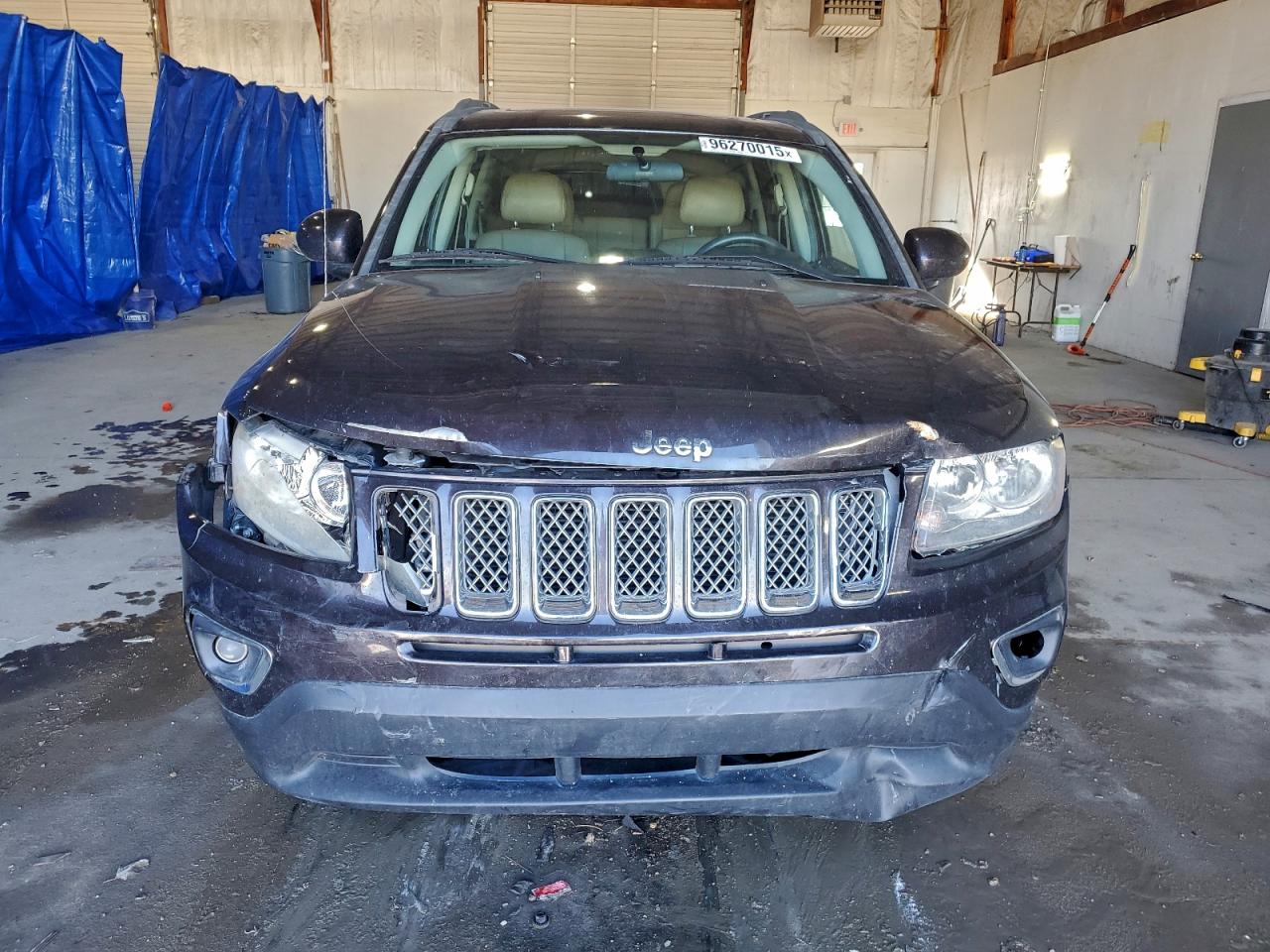 2014 Jeep Compass Latitude Brown vin: 1C4NJCEA7ED729974