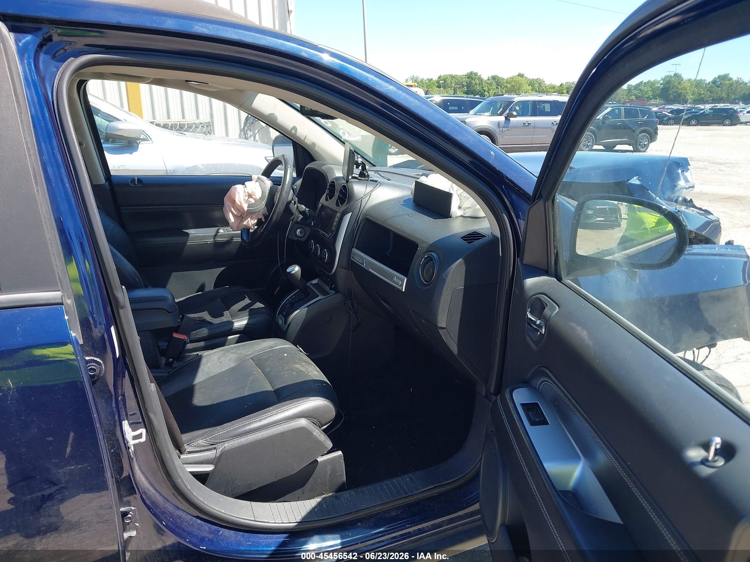 2014 Jeep Compass High Altitude Синий vin: 1C4NJCEA7ED849483