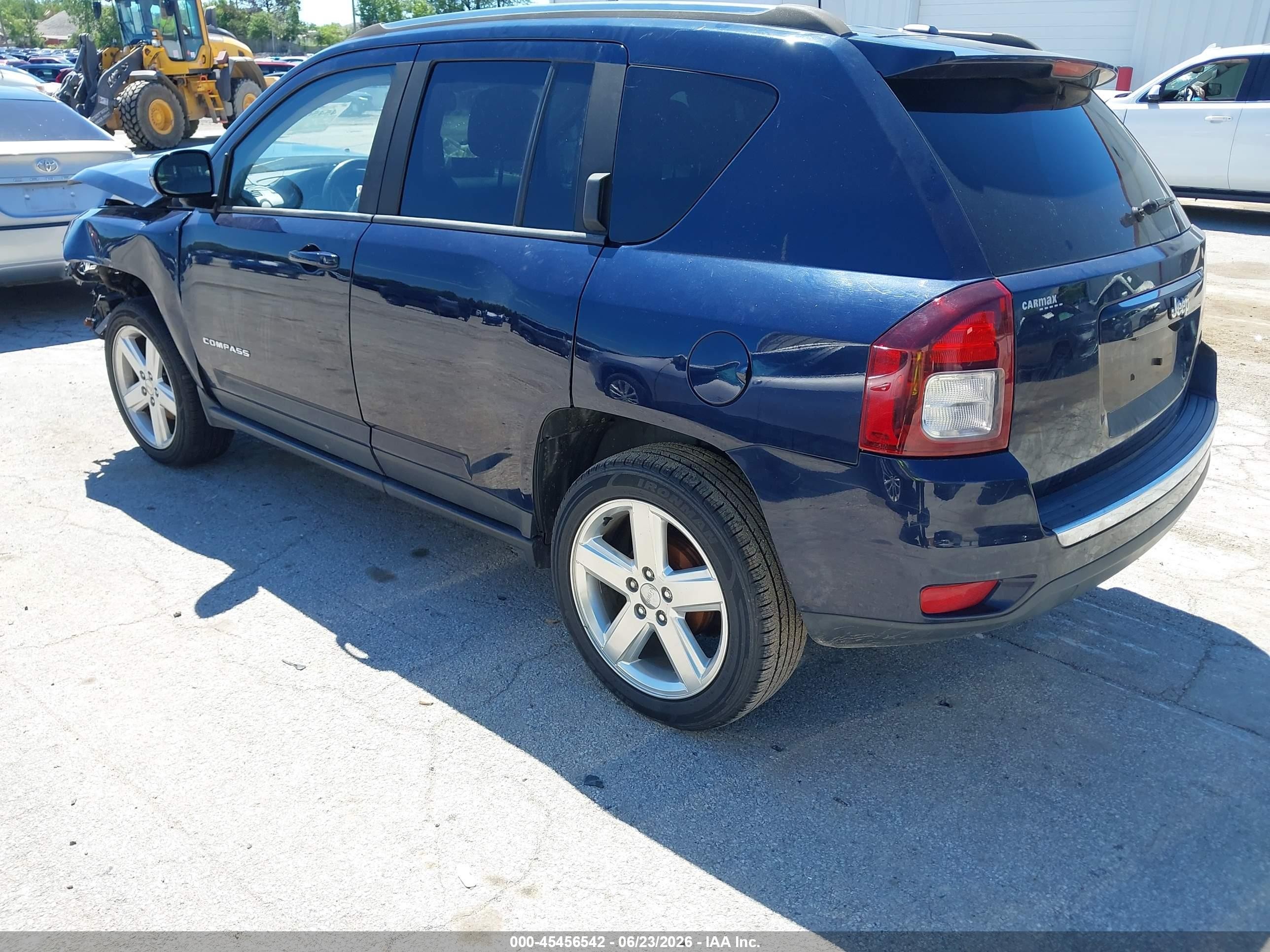 2014 Jeep Compass High Altitude Синий vin: 1C4NJCEA7ED849483