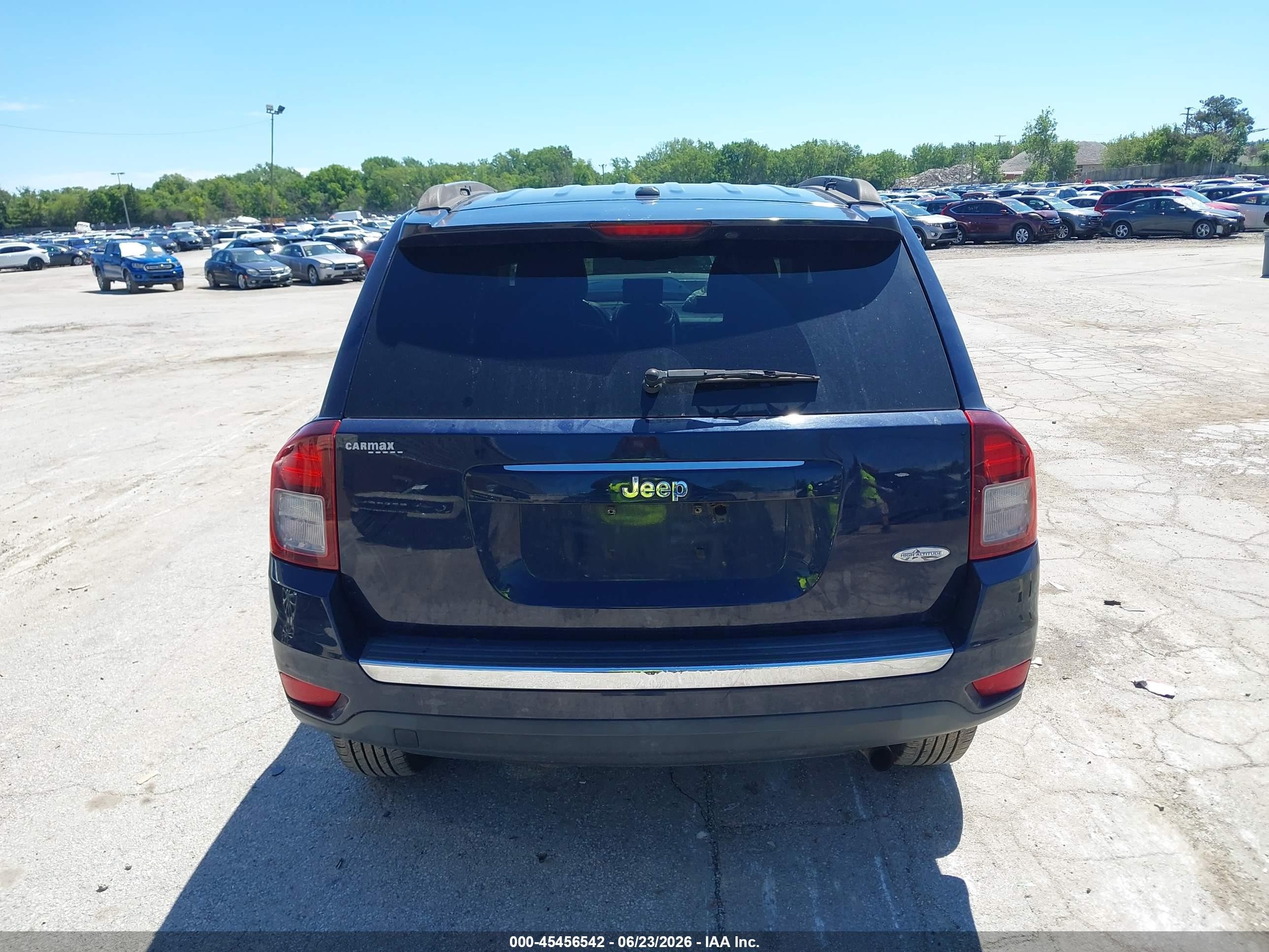 2014 Jeep Compass High Altitude Синий vin: 1C4NJCEA7ED849483
