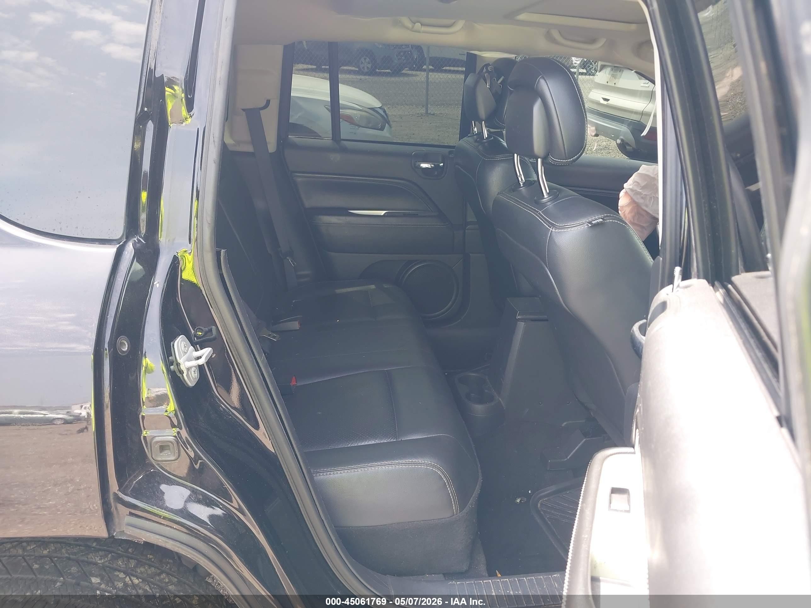 2015 Jeep Compass High Altitude Edition Black vin: 1C4NJCEA7FD164935