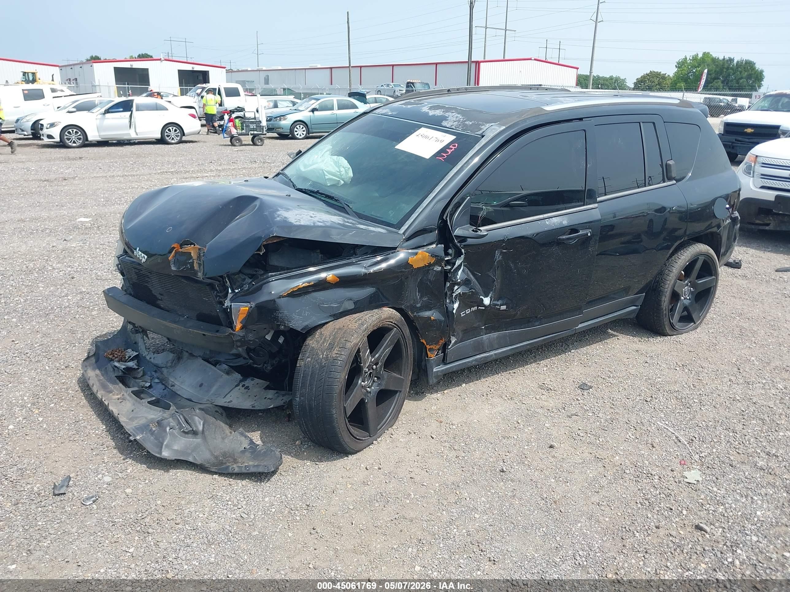 2015 Jeep Compass High Altitude Edition Black vin: 1C4NJCEA7FD164935