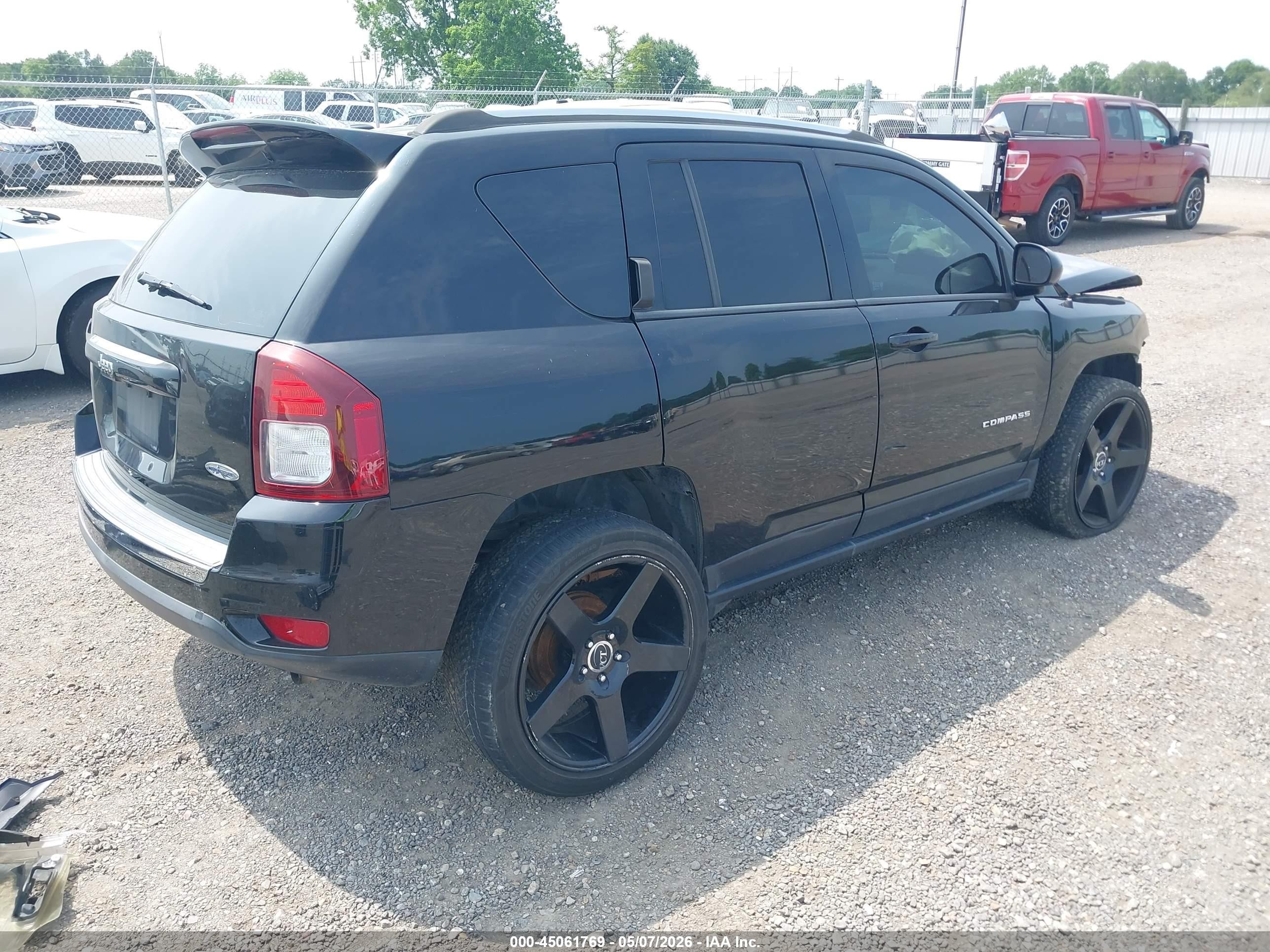 2015 Jeep Compass High Altitude Edition Black vin: 1C4NJCEA7FD164935