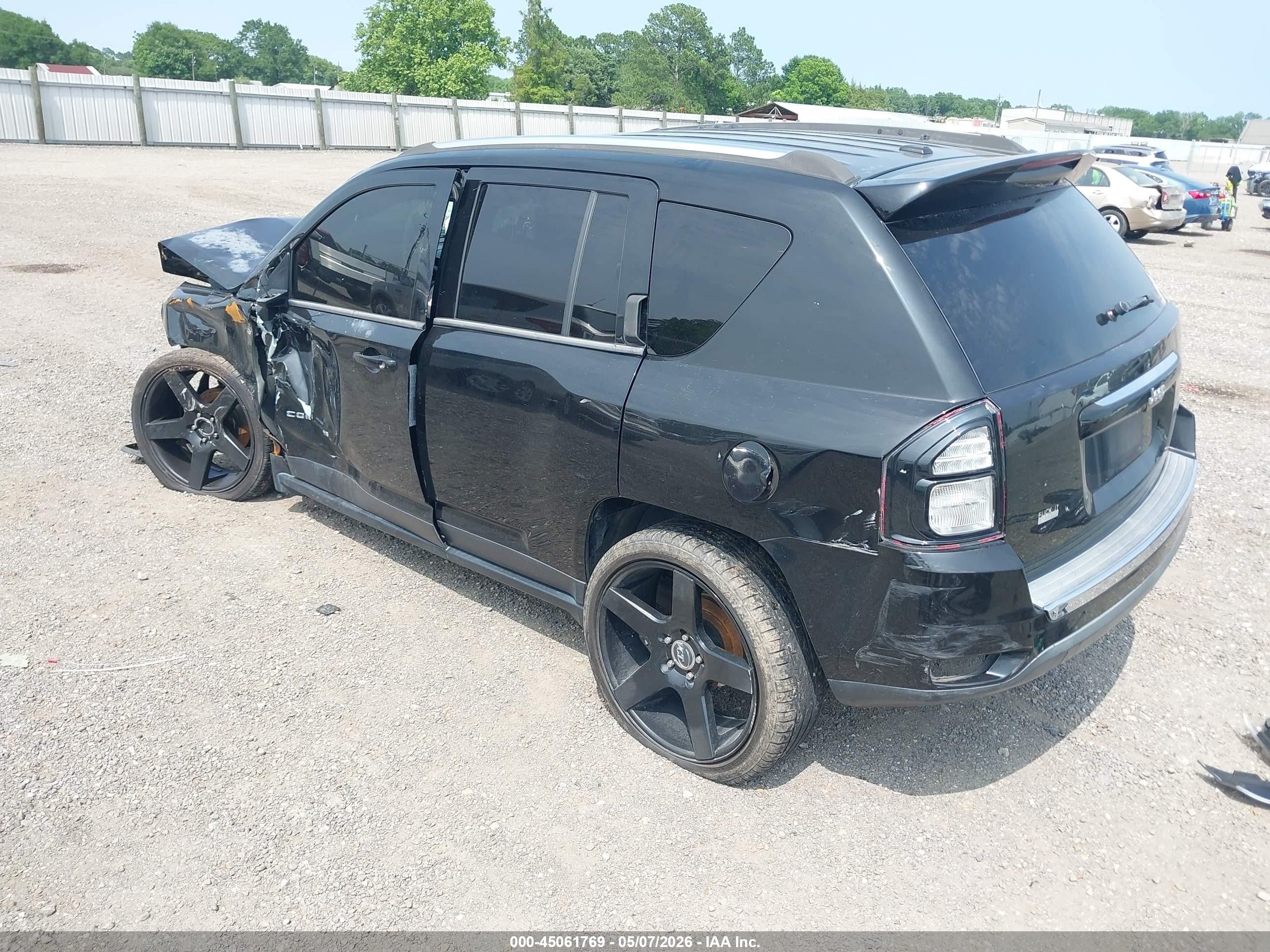 2015 Jeep Compass High Altitude Edition Black vin: 1C4NJCEA7FD164935