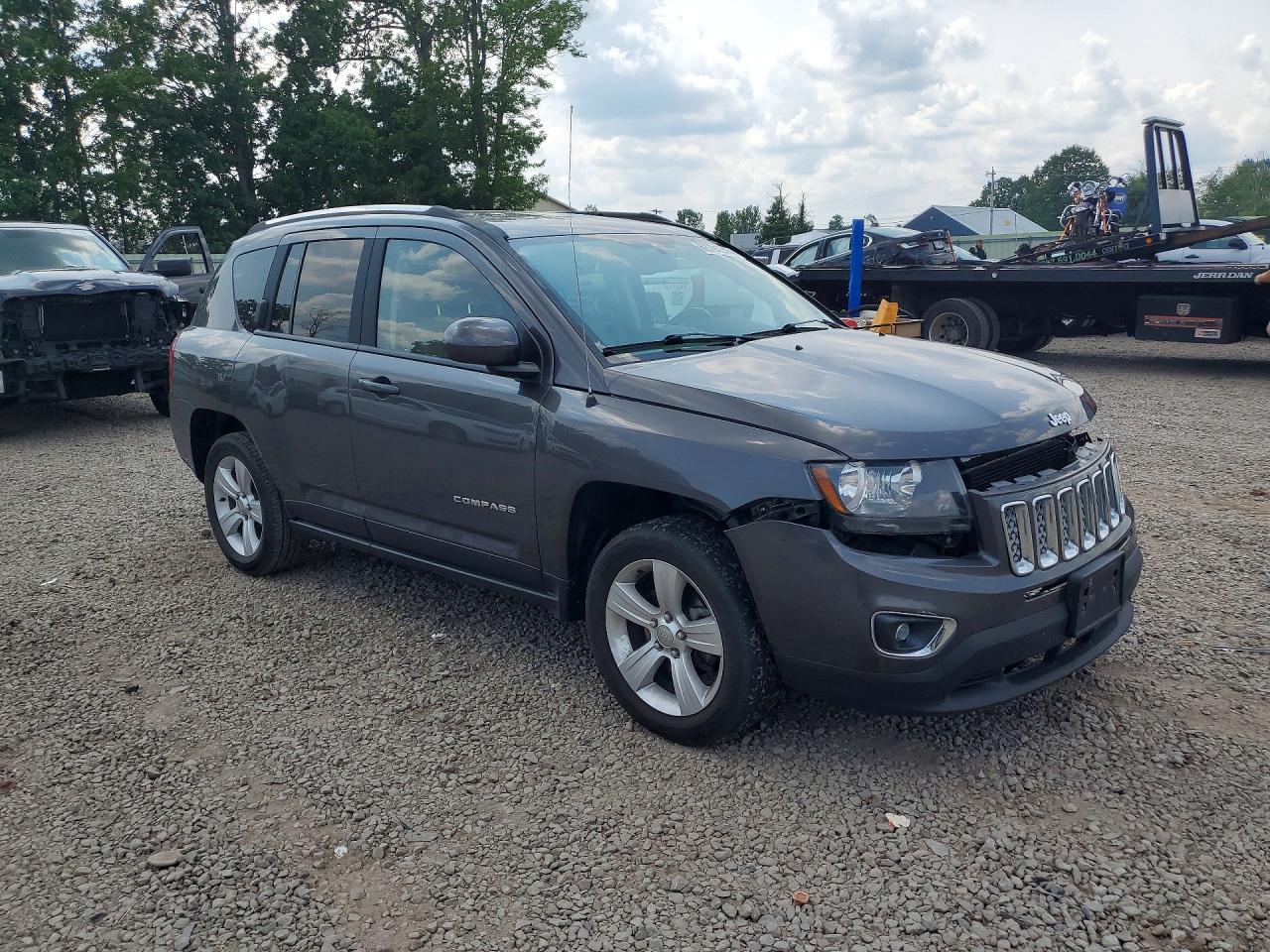 2015 Jeep Compass Latitude Gray vin: 1C4NJCEA7FD170878