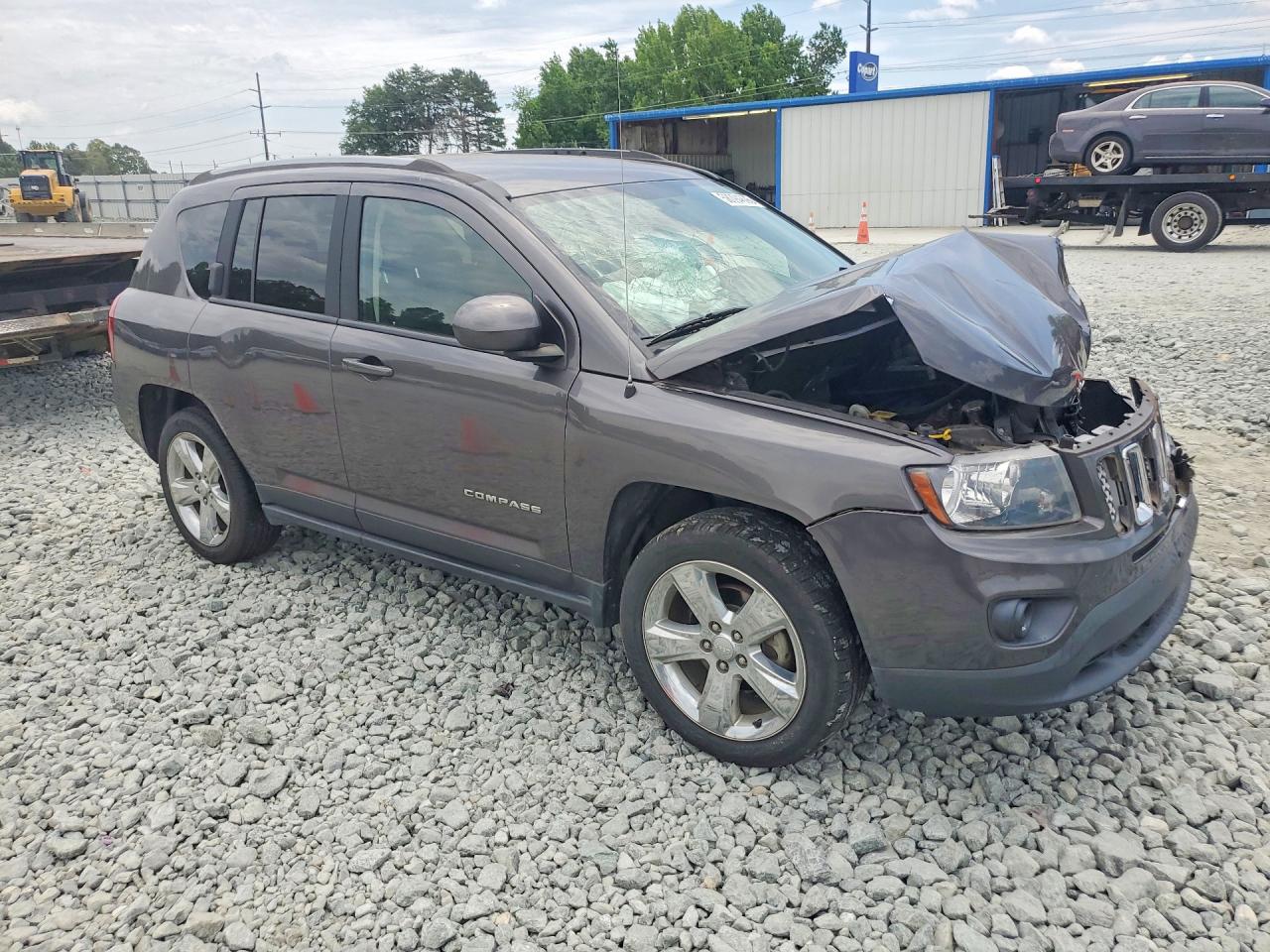 2015 Jeep Compass Latitude Угольный vin: 1C4NJCEA7FD361152