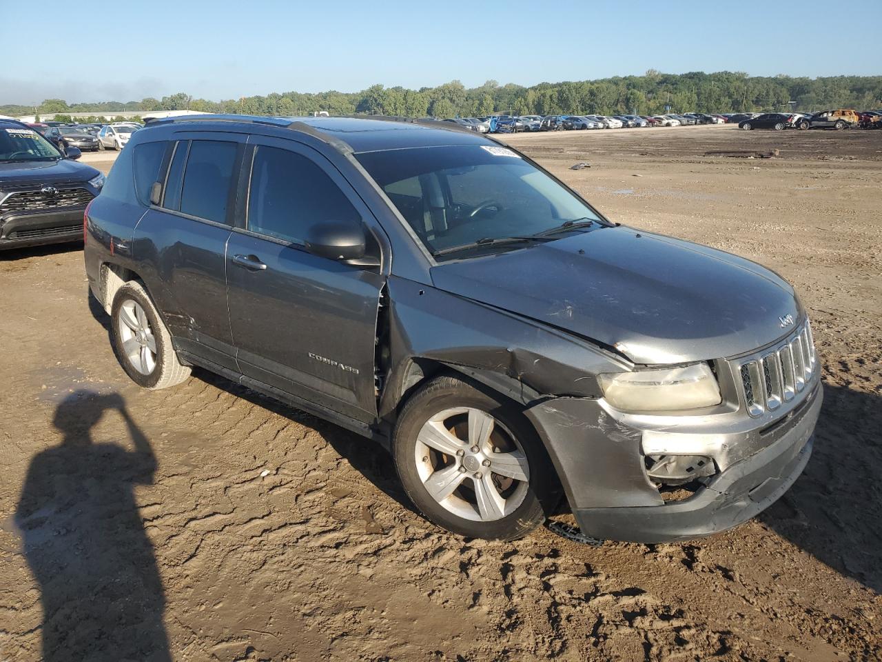 2012 Jeep Compass Latitude Charcoal vin: 1C4NJCEA9CD652411