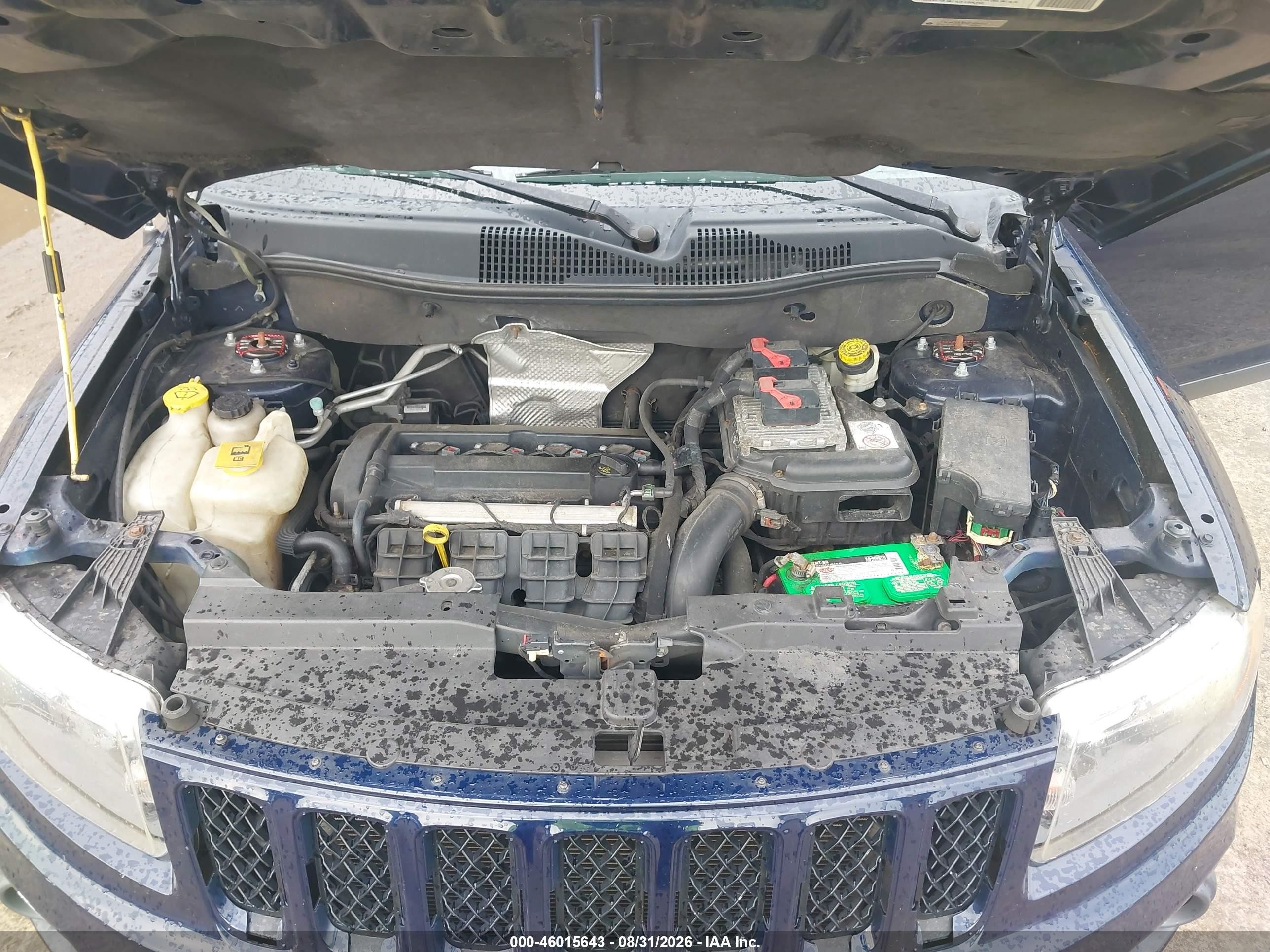 2014 Jeep Compass Latitude Dark Blue vin: 1C4NJCEA9ED555681