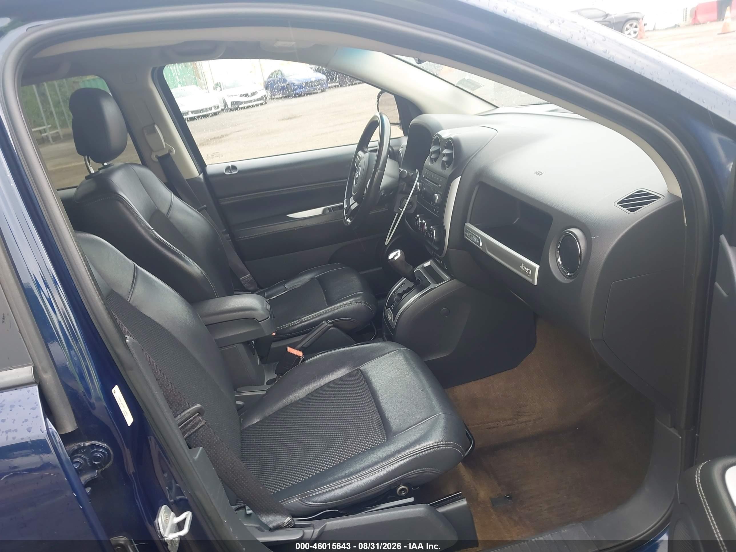 2014 Jeep Compass Latitude Dark Blue vin: 1C4NJCEA9ED555681