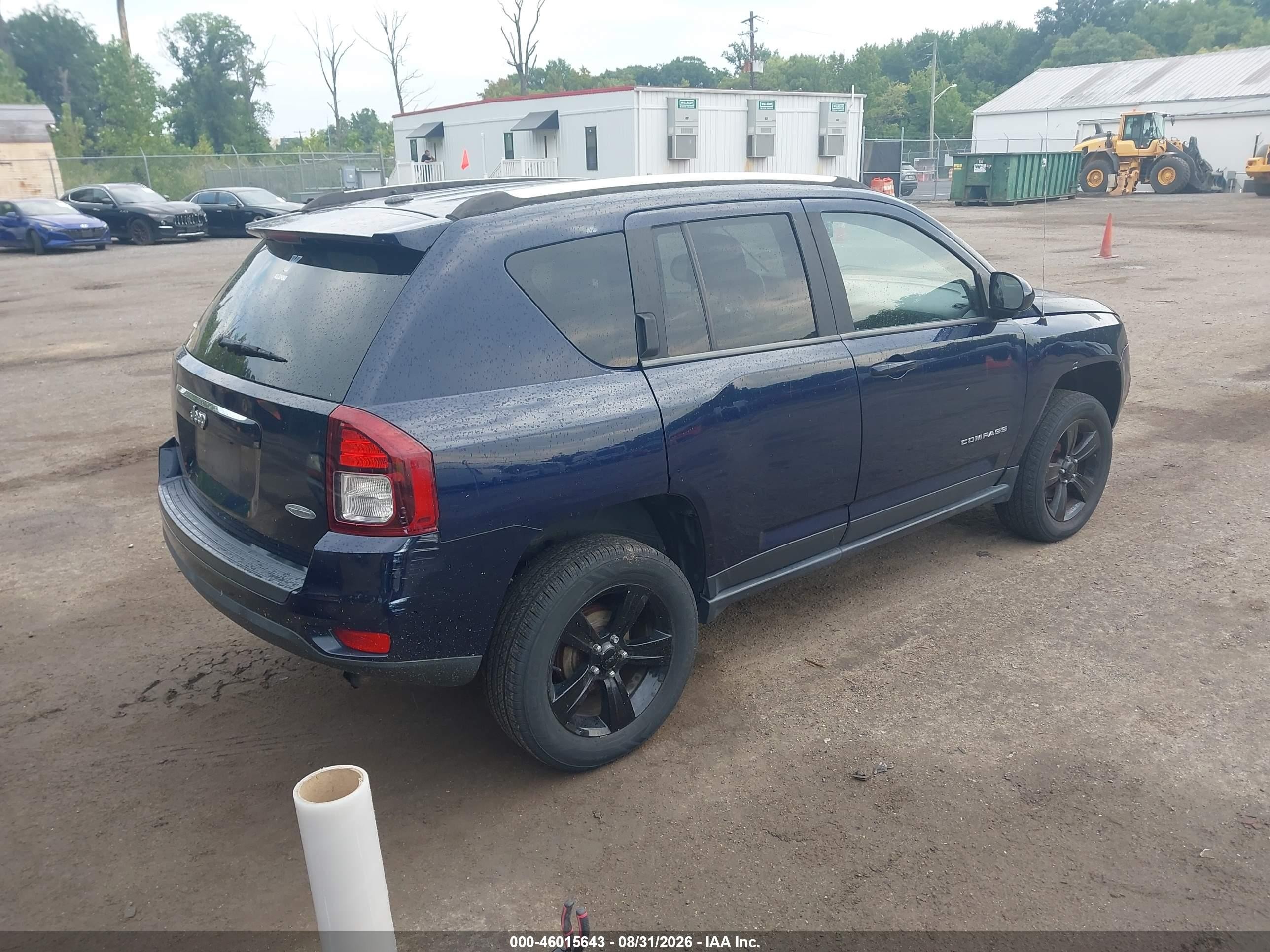 2014 Jeep Compass Latitude Dark Blue vin: 1C4NJCEA9ED555681