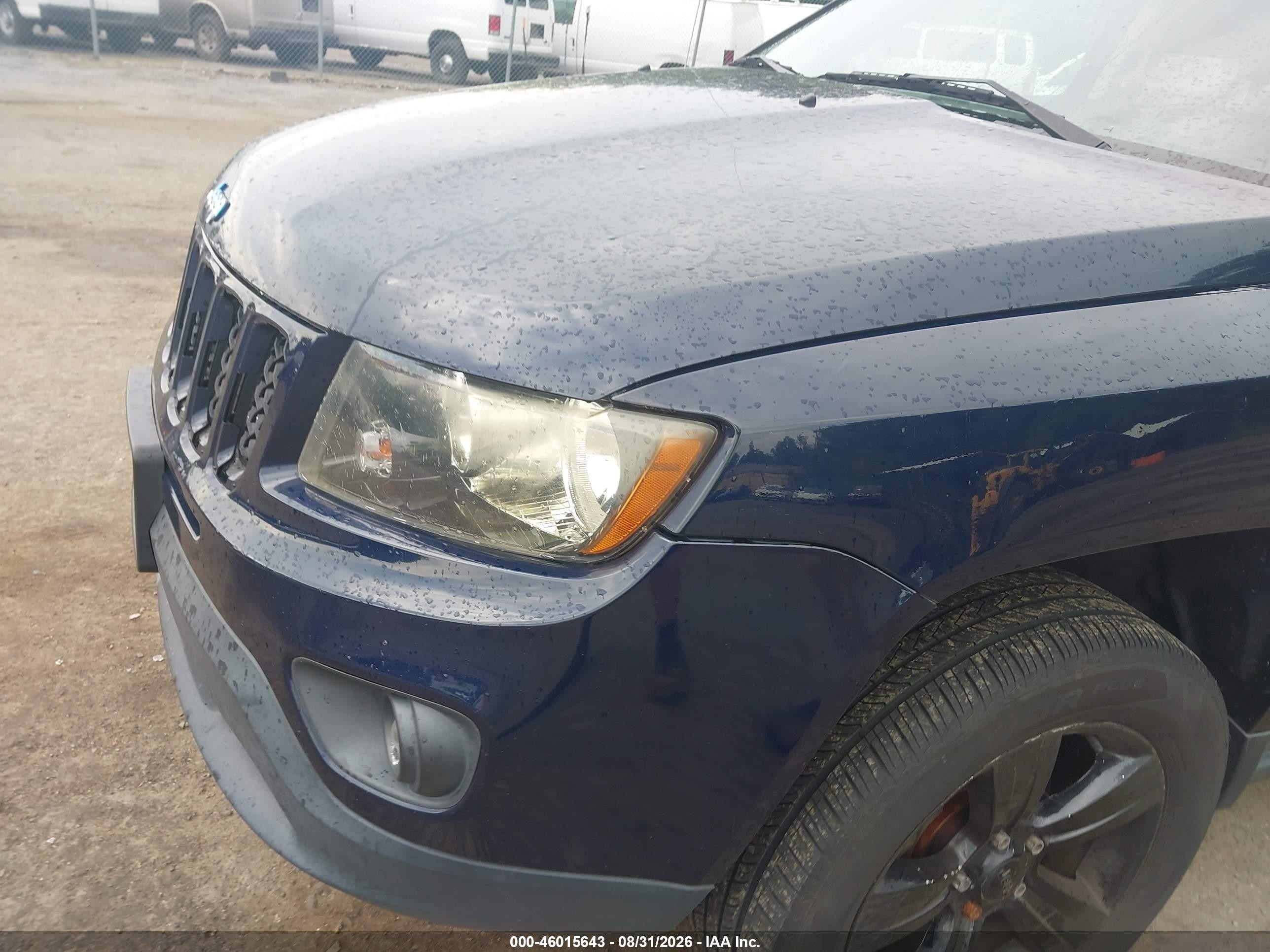 2014 Jeep Compass Latitude Dark Blue vin: 1C4NJCEA9ED555681