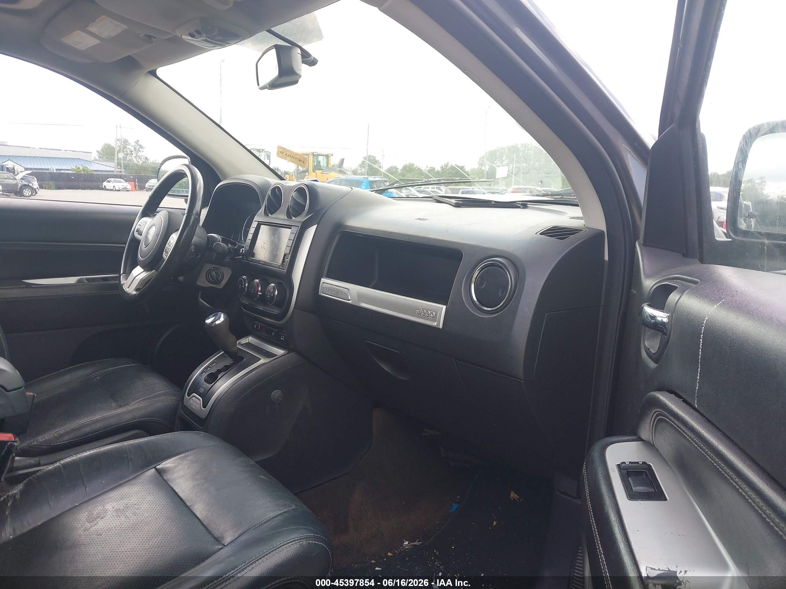 2015 Jeep Compass High Altitude Edition Gray vin: 1C4NJCEA9FD236430