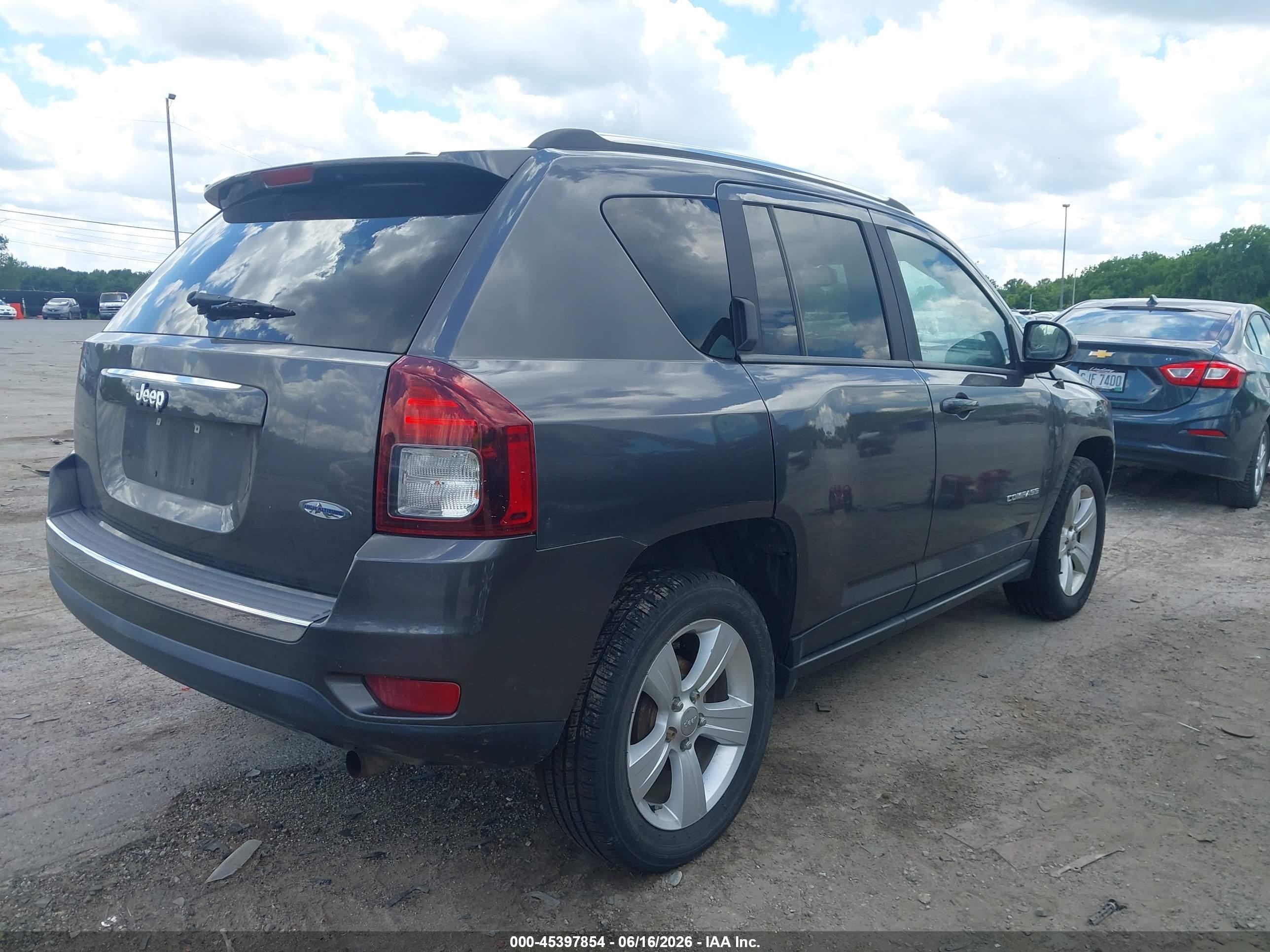 2015 Jeep Compass High Altitude Edition Gray vin: 1C4NJCEA9FD236430