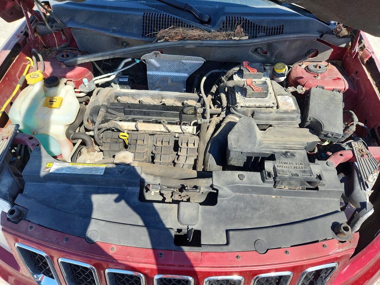 2013 Jeep Compass Latitude Red vin: 1C4NJCEAXDD187705