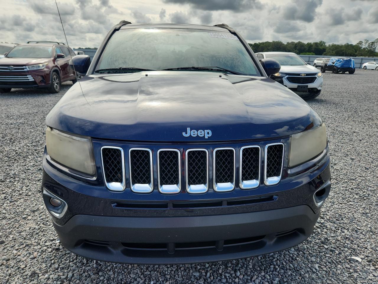 2014 Jeep Compass Latitude Blue vin: 1C4NJCEAXED643378