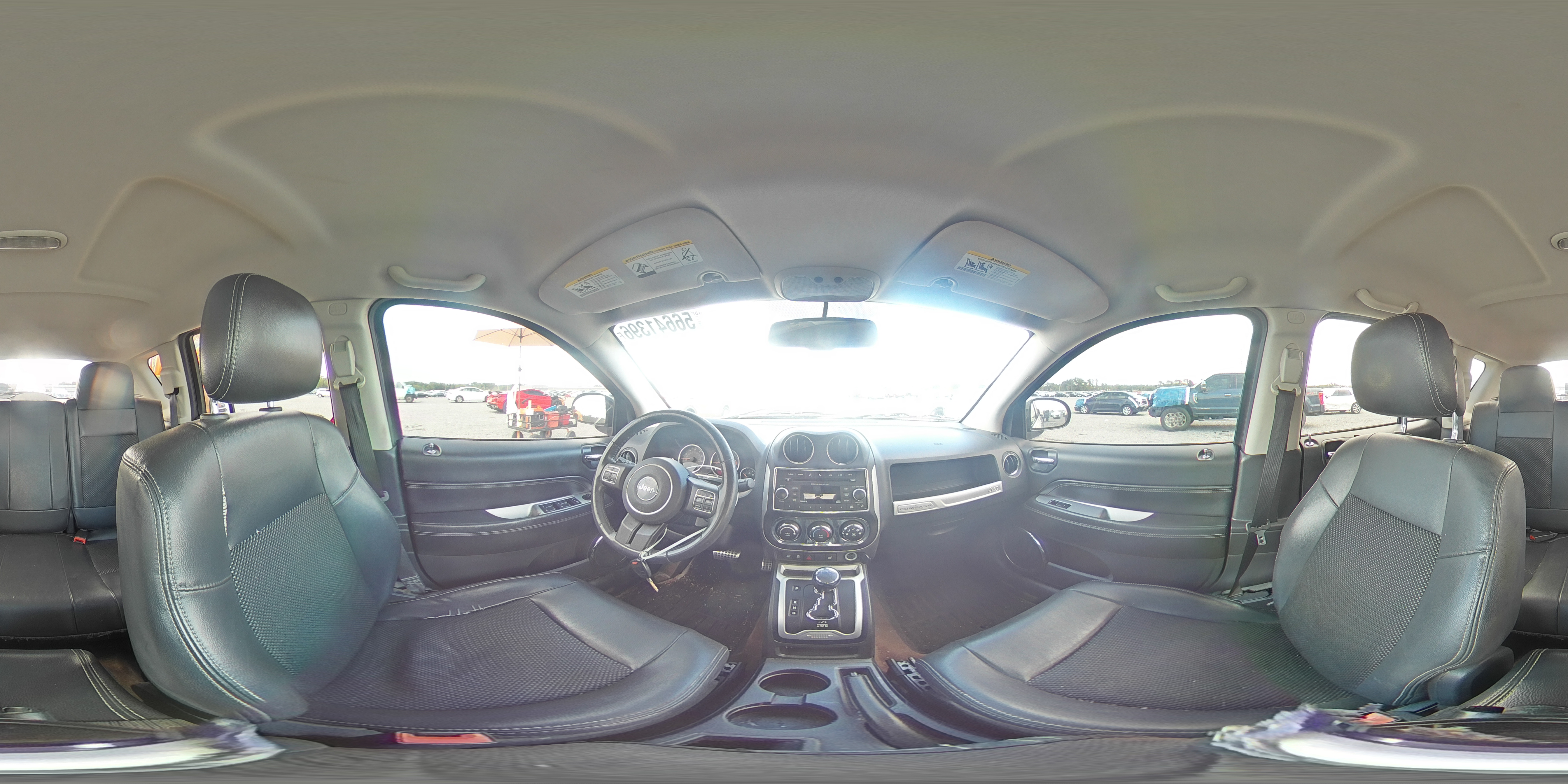 2014 Jeep Compass Latitude Blue vin: 1C4NJCEAXED643378