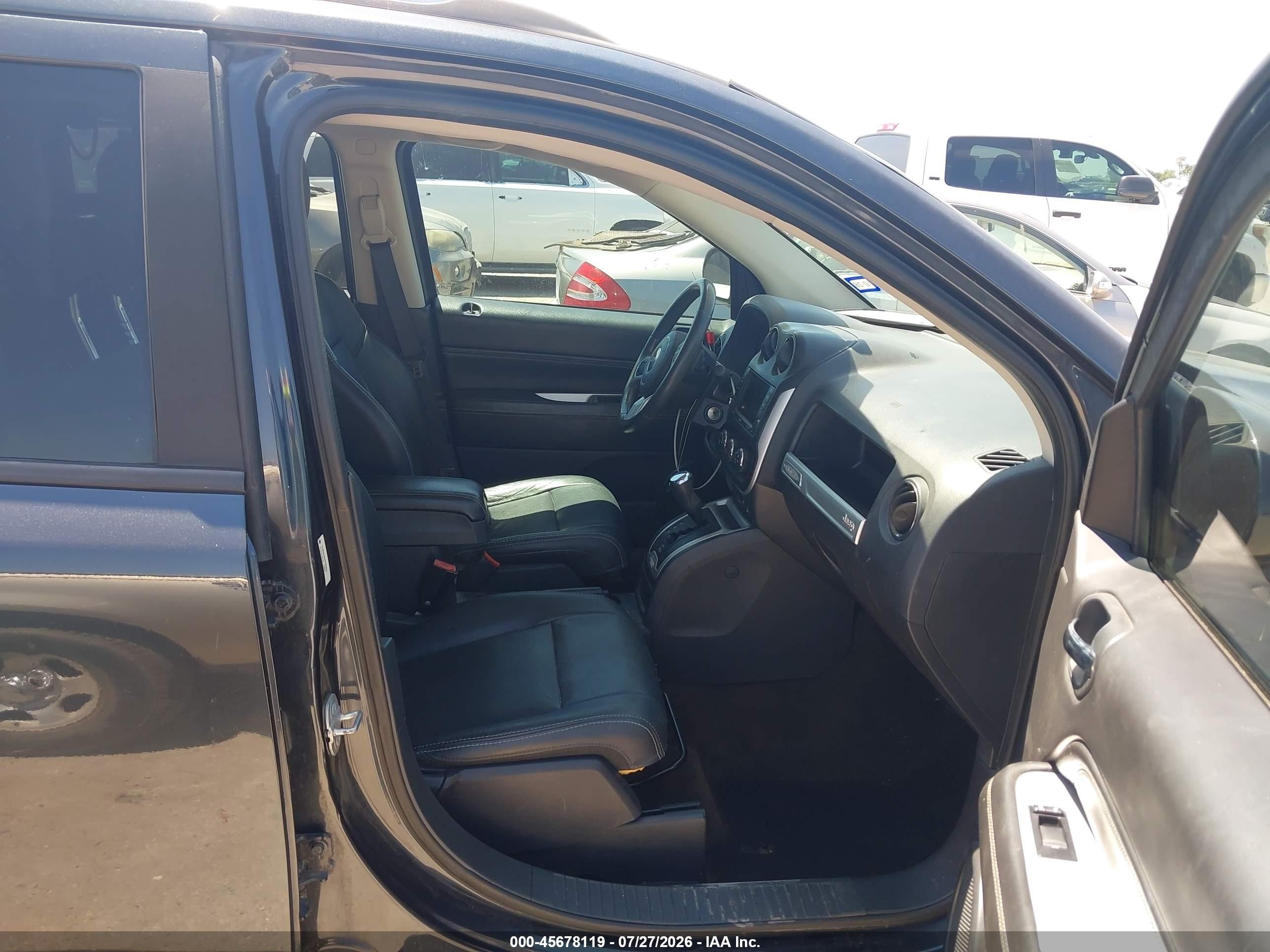 2015 Jeep Compass High Altitude Edition Black vin: 1C4NJCEAXFD334964