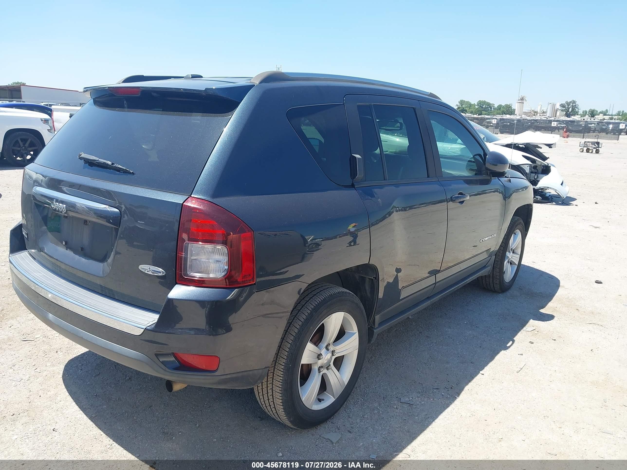 2015 Jeep Compass High Altitude Edition Black vin: 1C4NJCEAXFD334964