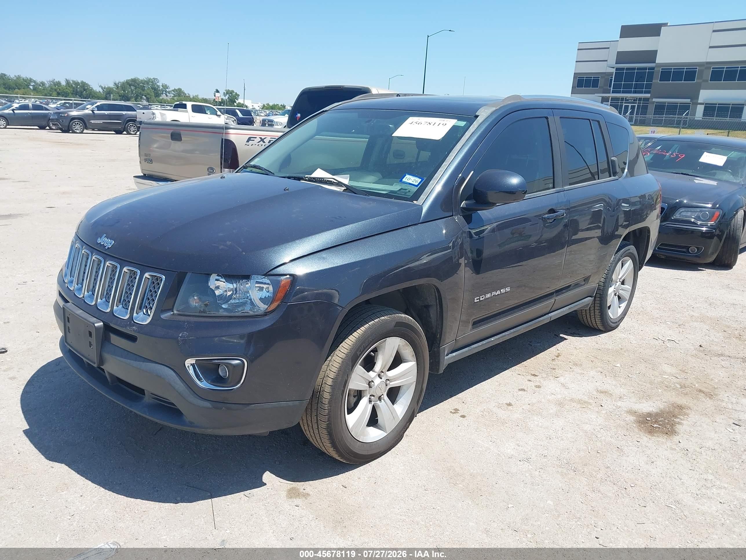 2015 Jeep Compass High Altitude Edition Black vin: 1C4NJCEAXFD334964
