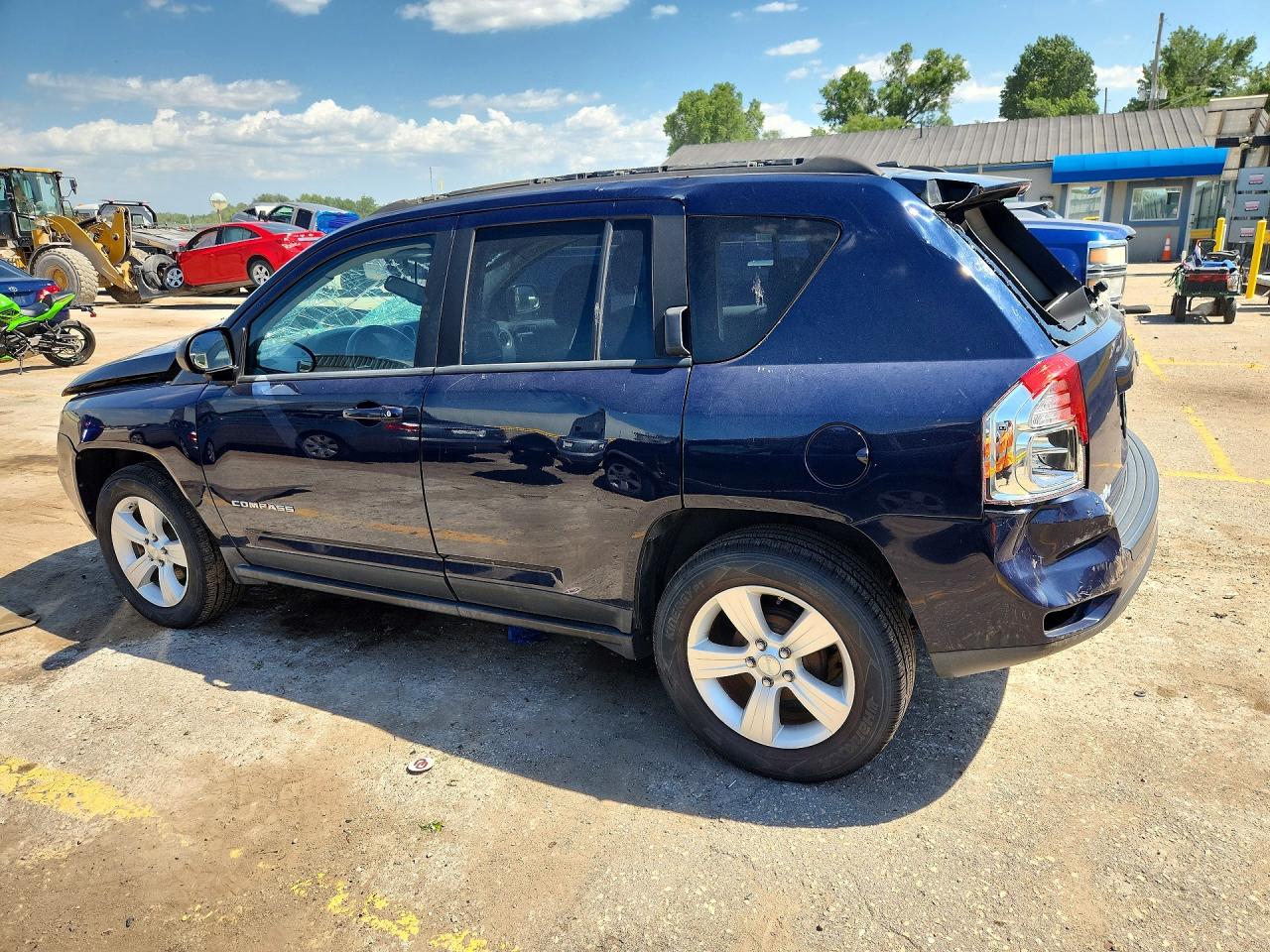 2012 Jeep Compass Latitude Blue vin: 1C4NJCEB0CD631861
