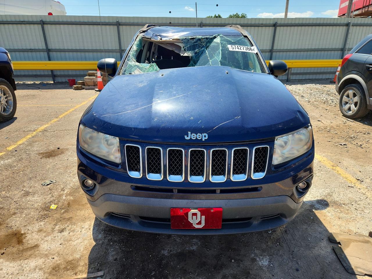2012 Jeep Compass Latitude Blue vin: 1C4NJCEB0CD631861
