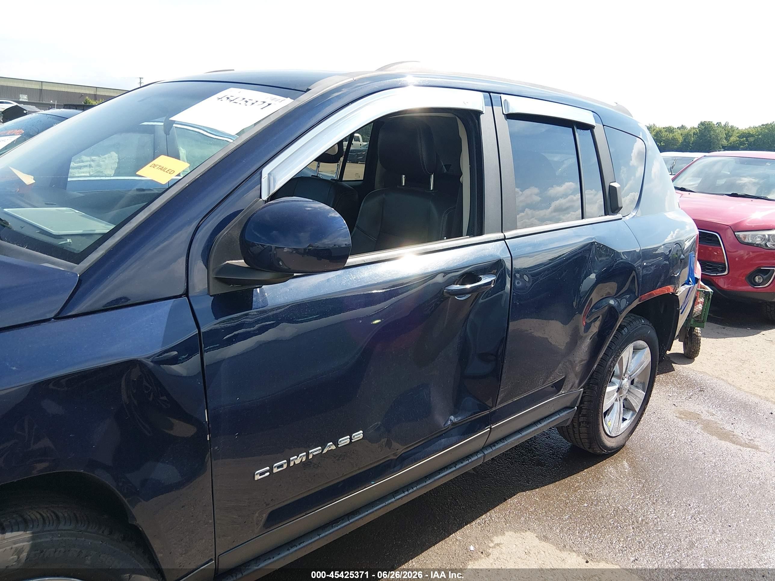 2014 Jeep Compass Latitude Blue vin: 1C4NJCEB0ED503073