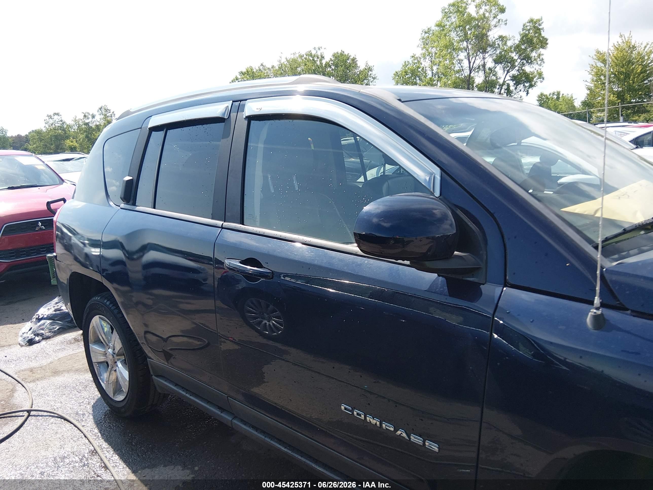 2014 Jeep Compass Latitude Blue vin: 1C4NJCEB0ED503073