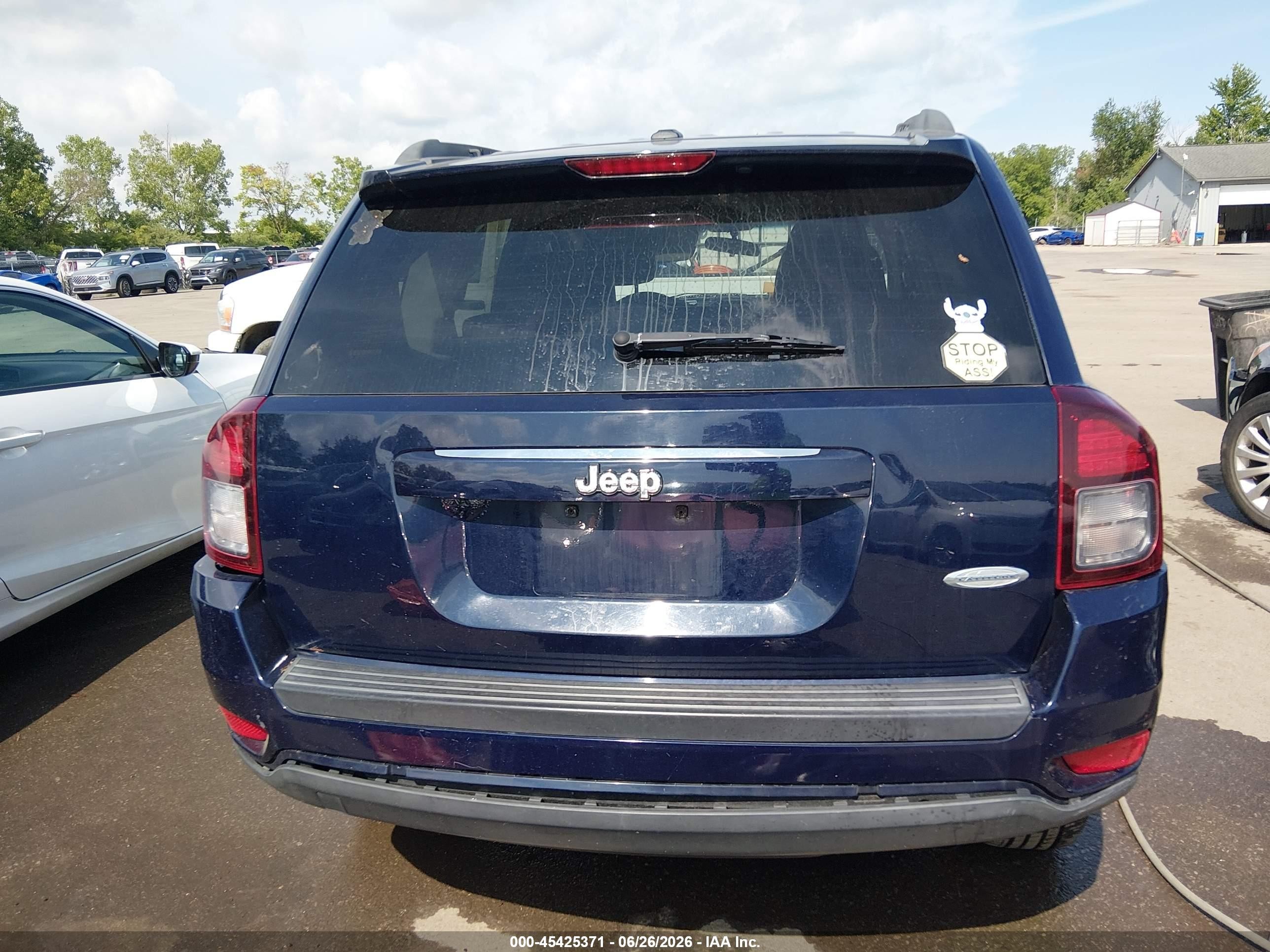 2014 Jeep Compass Latitude Blue vin: 1C4NJCEB0ED503073