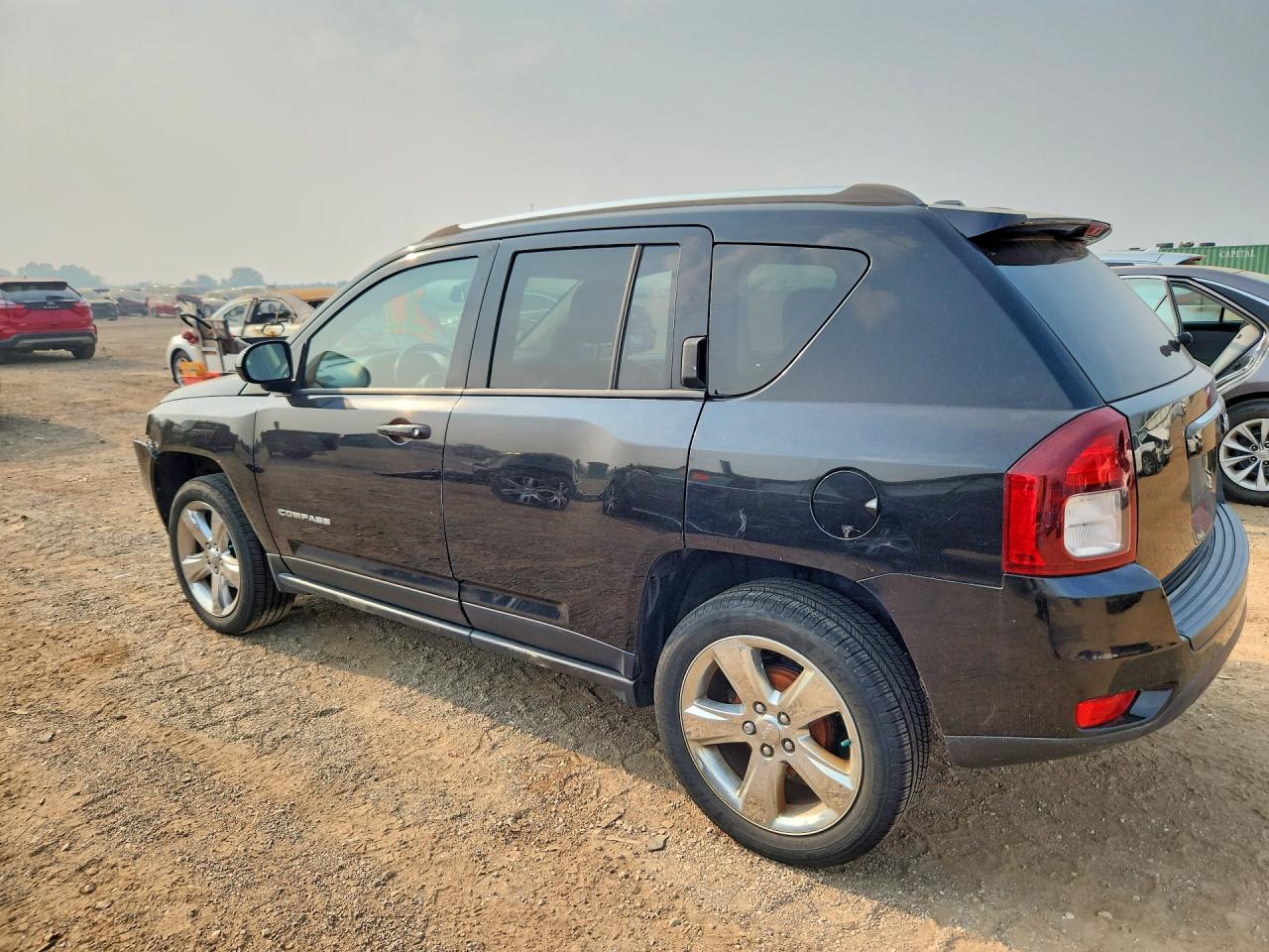 2014 Jeep Compass Latitude Black vin: 1C4NJCEB1ED696625