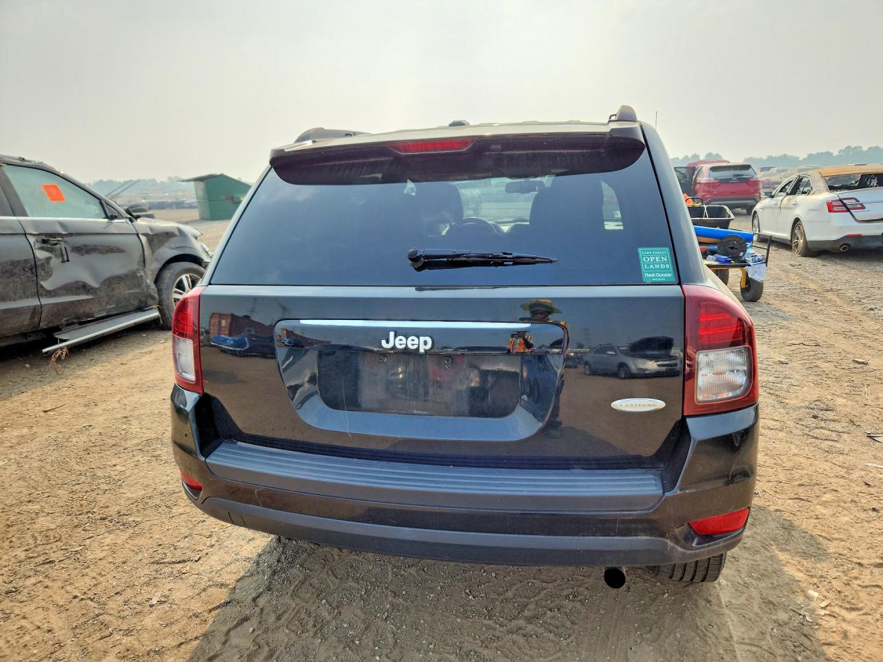 2014 Jeep Compass Latitude Black vin: 1C4NJCEB1ED696625