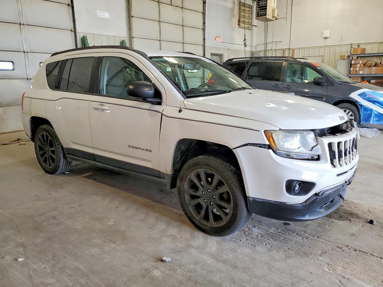 2012 Jeep Compass Latitude White vin: 1C4NJCEB2CD704437