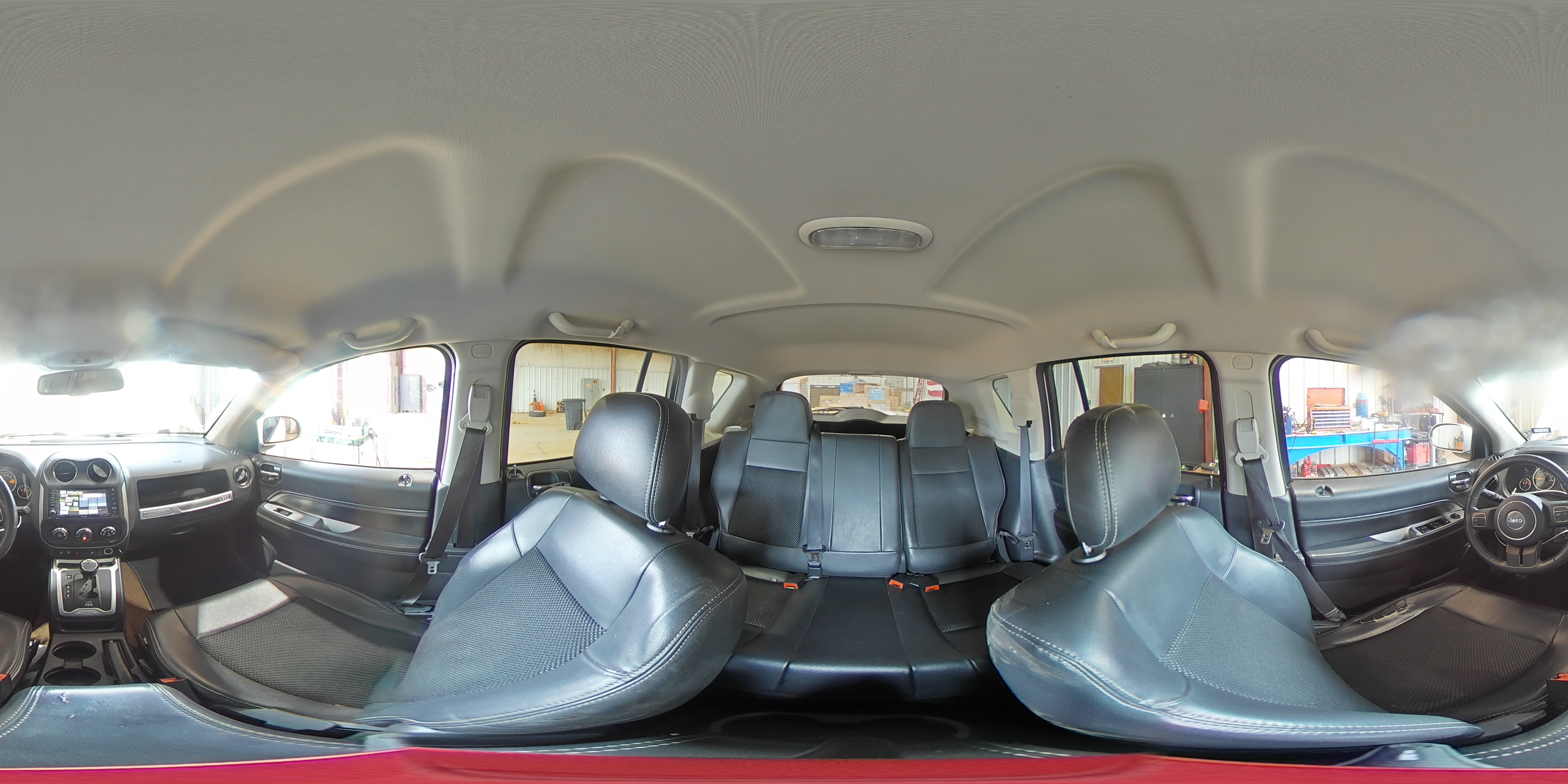 2014 Jeep Compass Latitude White vin: 1C4NJCEB2ED690350