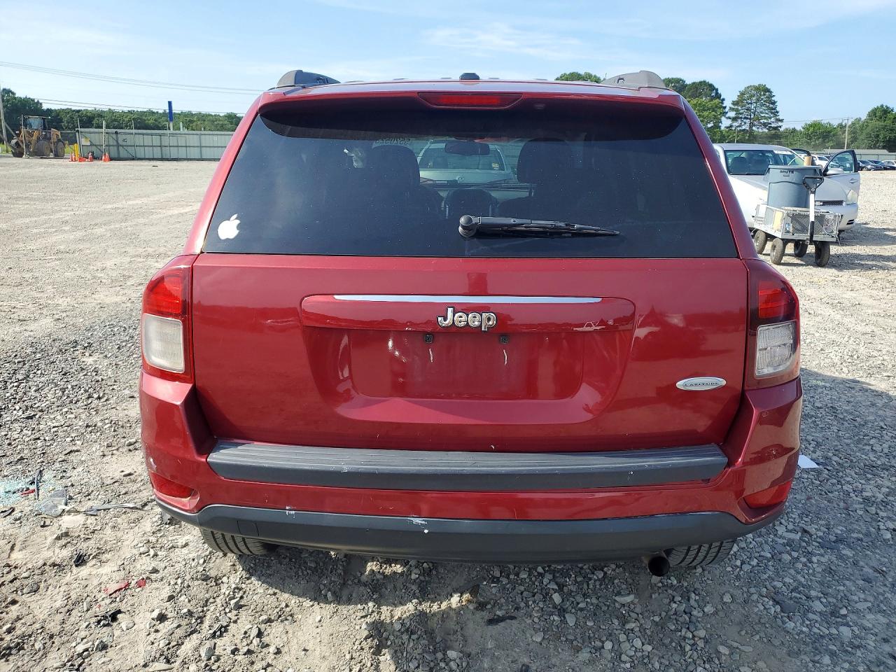 2014 Jeep Compass Latitude Red vin: 1C4NJCEB2ED703761