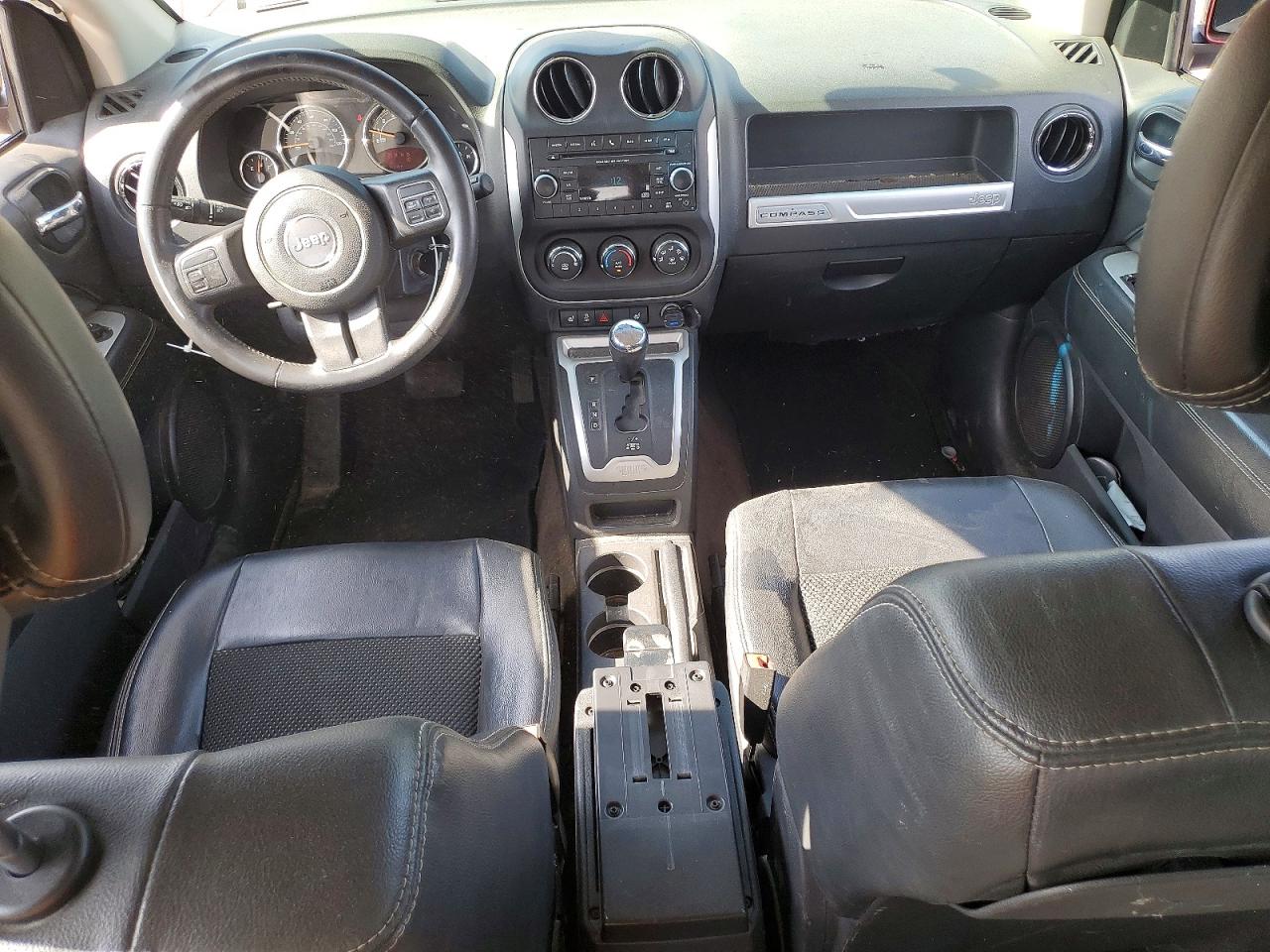 2014 Jeep Compass Latitude Red vin: 1C4NJCEB2ED703761