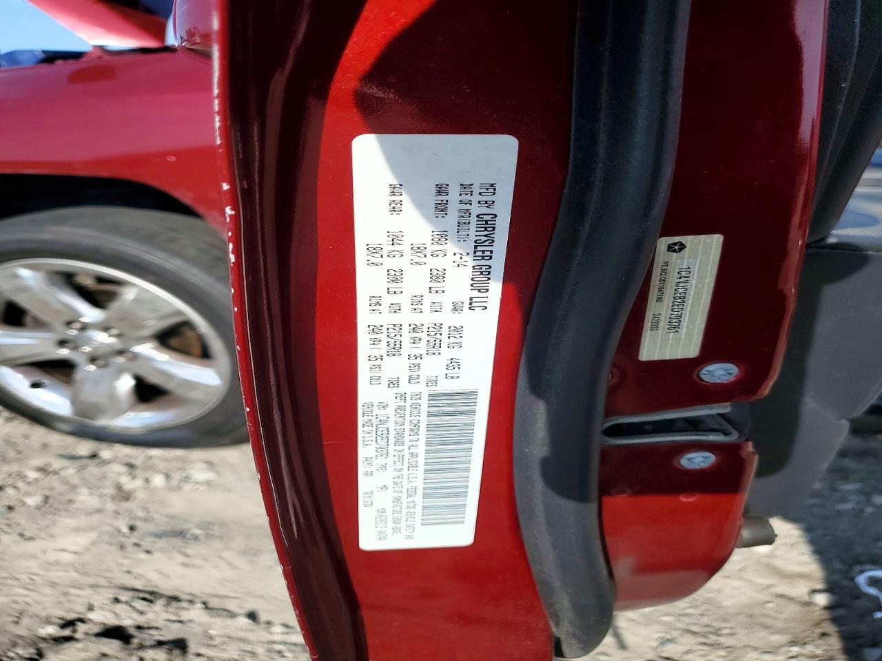 2014 Jeep Compass Latitude Red vin: 1C4NJCEB2ED703761