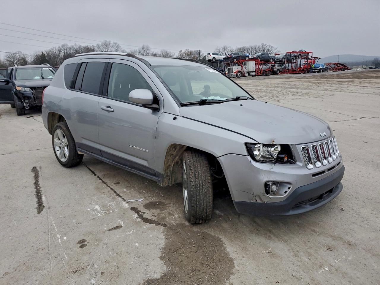 2014 Jeep Compass Latitude Серый vin: 1C4NJCEB2ED889978