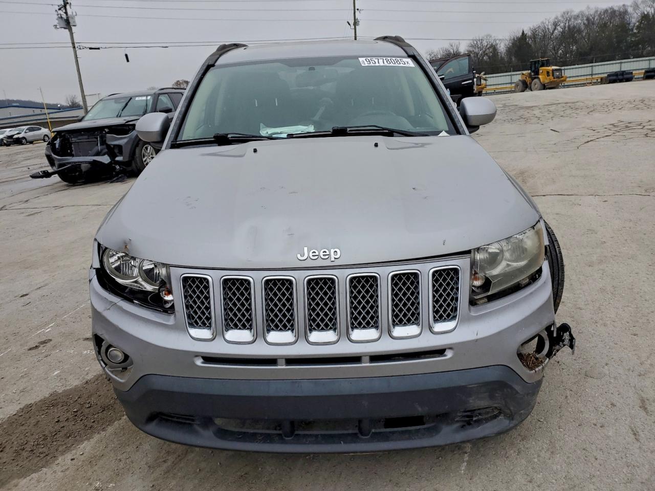 2014 Jeep Compass Latitude Серый vin: 1C4NJCEB2ED889978