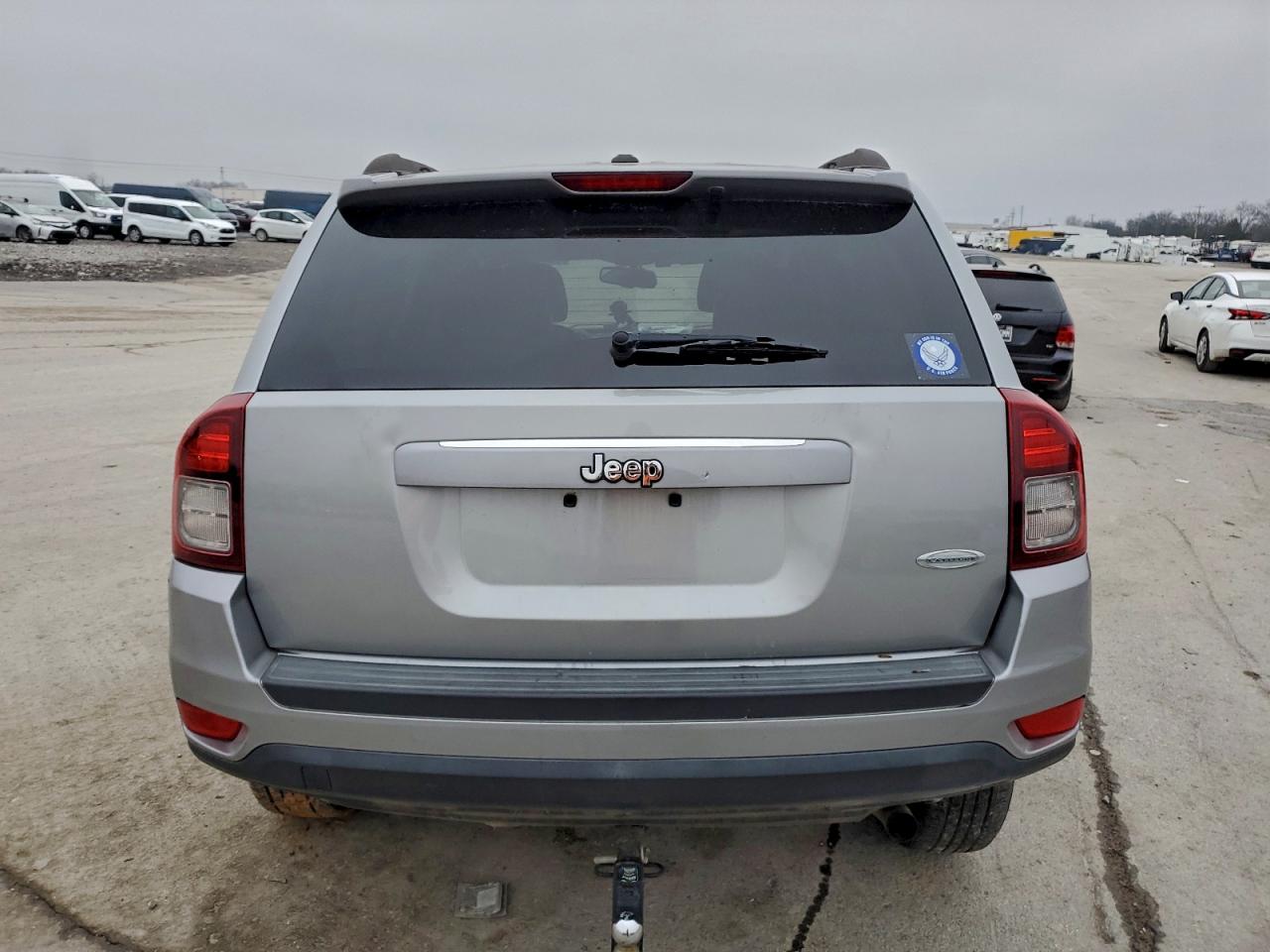 2014 Jeep Compass Latitude Серый vin: 1C4NJCEB2ED889978